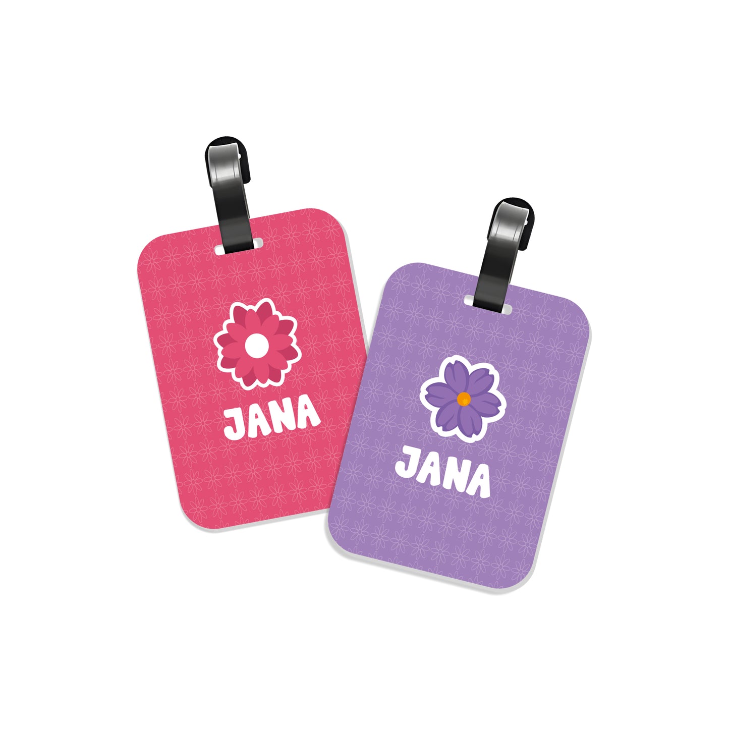 School Tags D007 - Flower