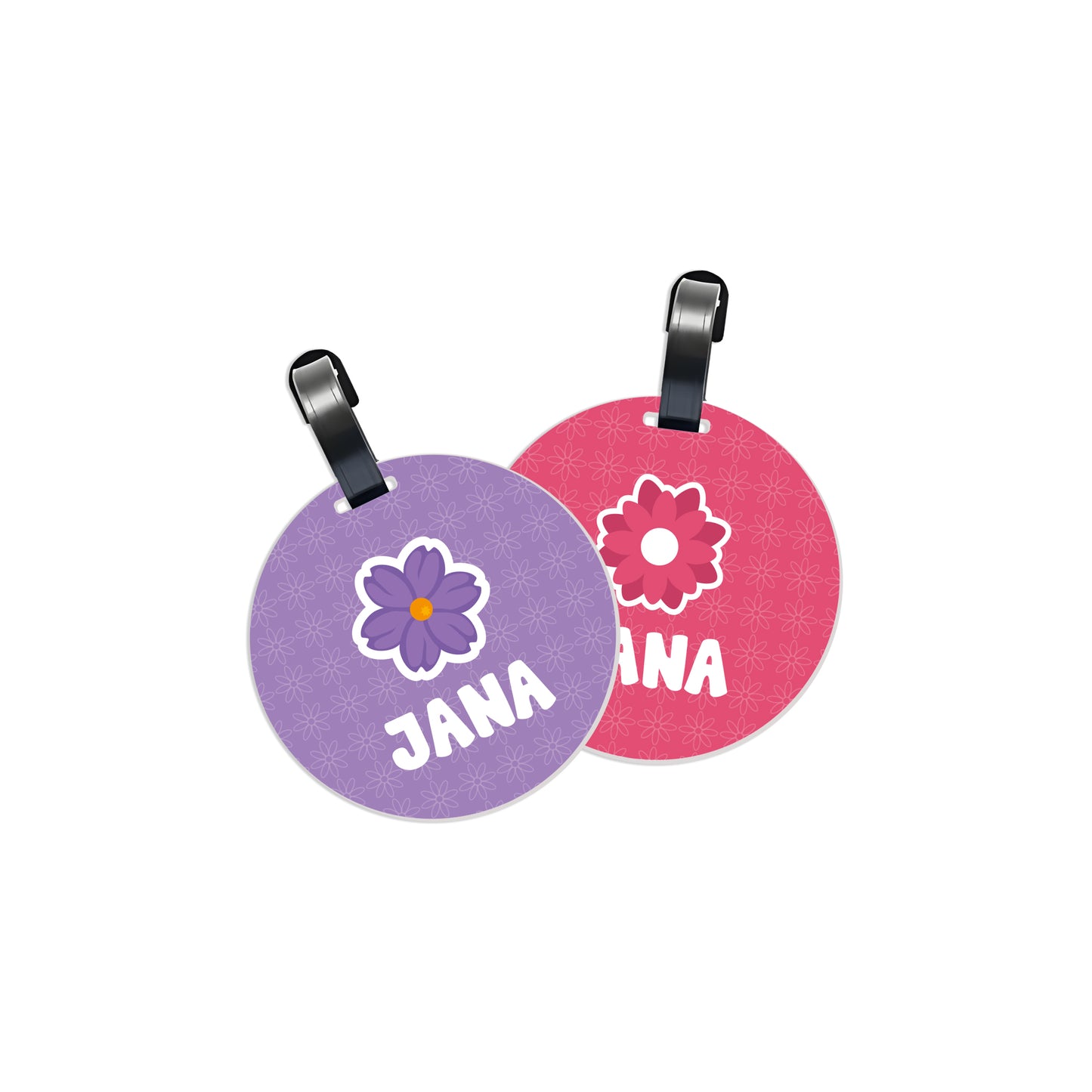 School Tags D007 - Flower