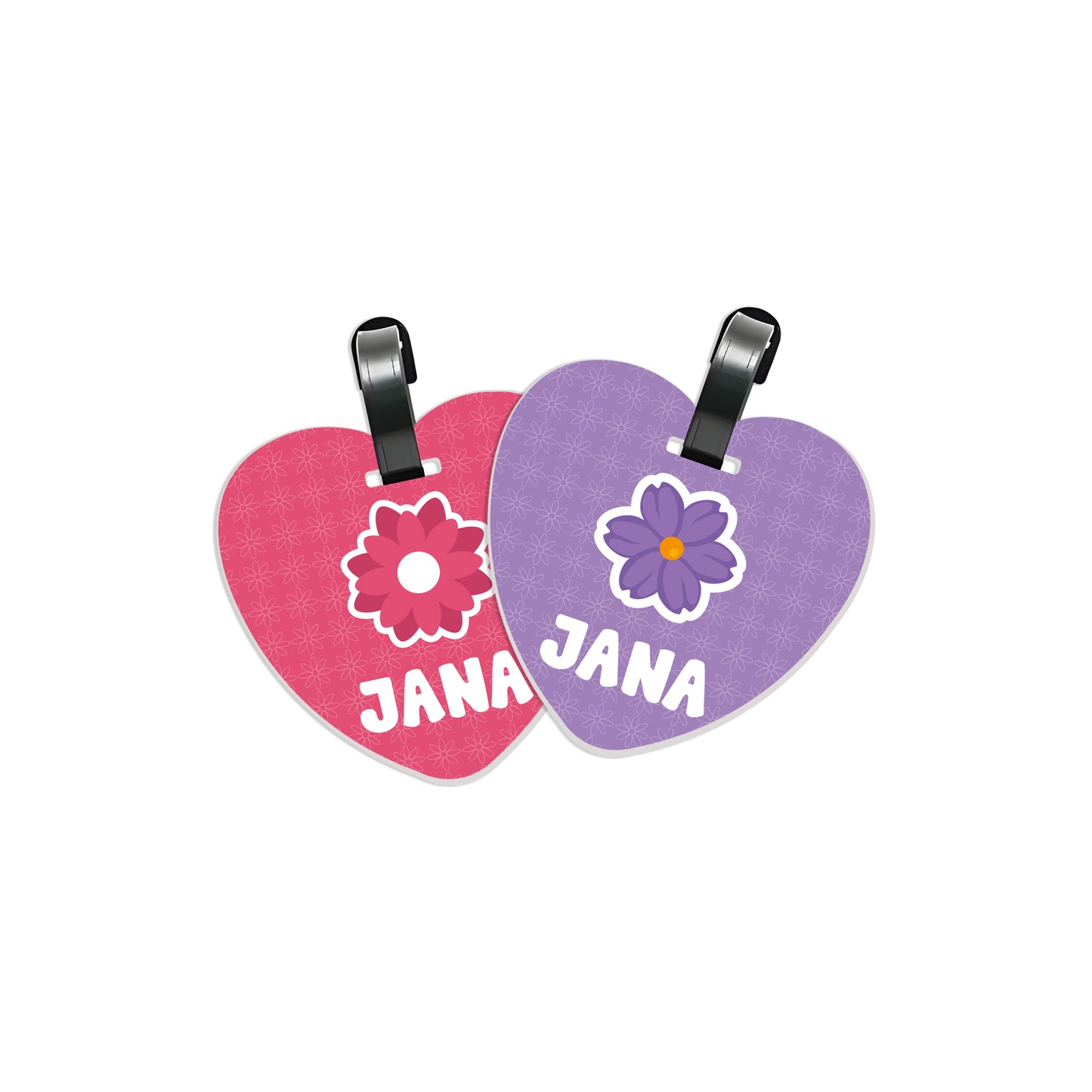 School Tags D007 - Flower