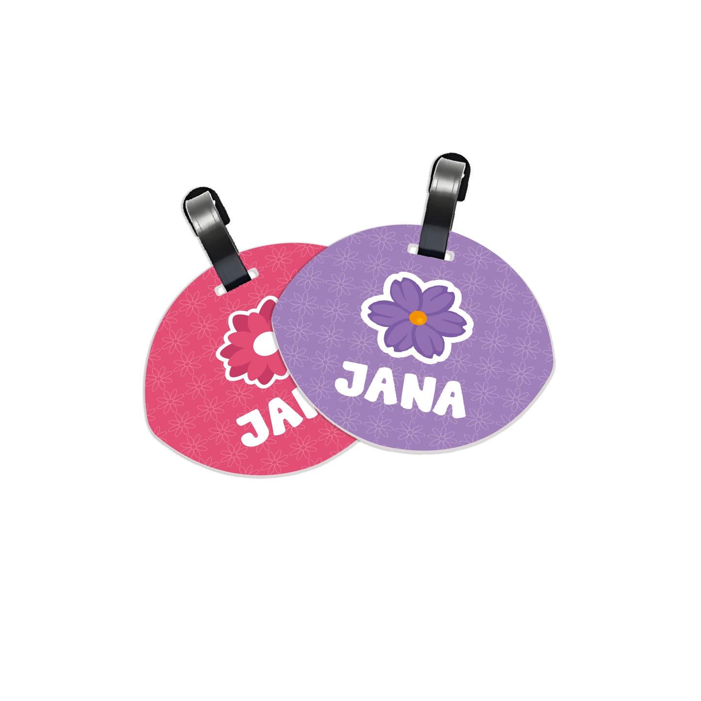 School Tags D007 - Flower