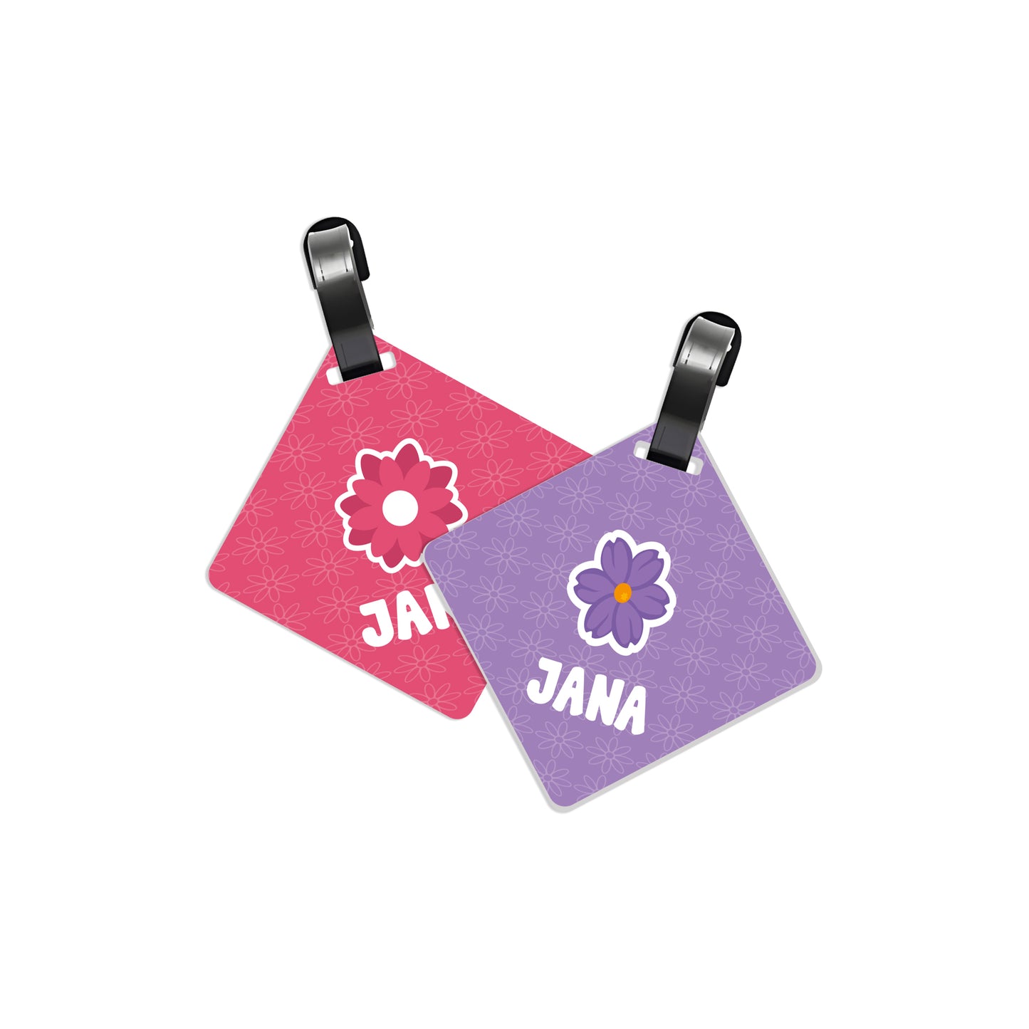 School Tags D007 - Flower