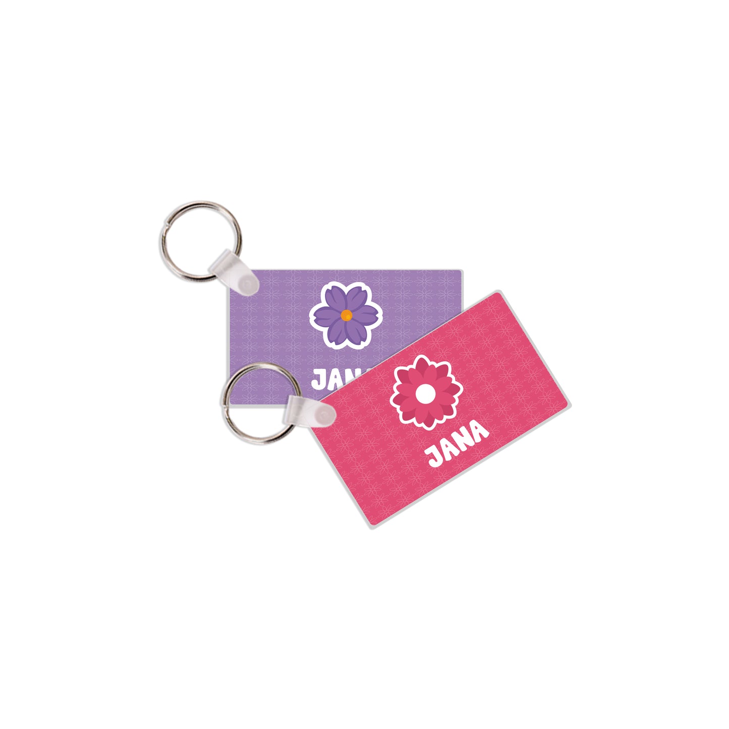 School Tags D007 - Flower