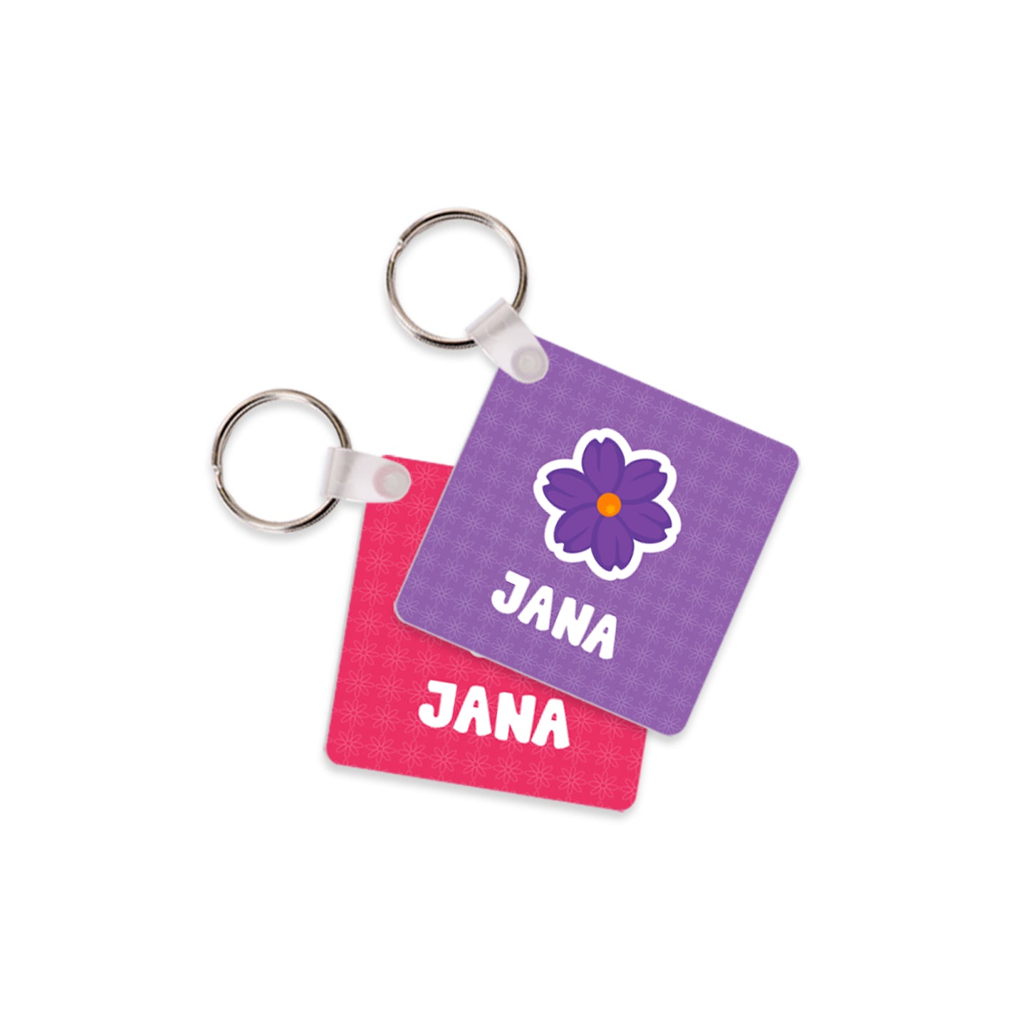School Tags D007 - Flower