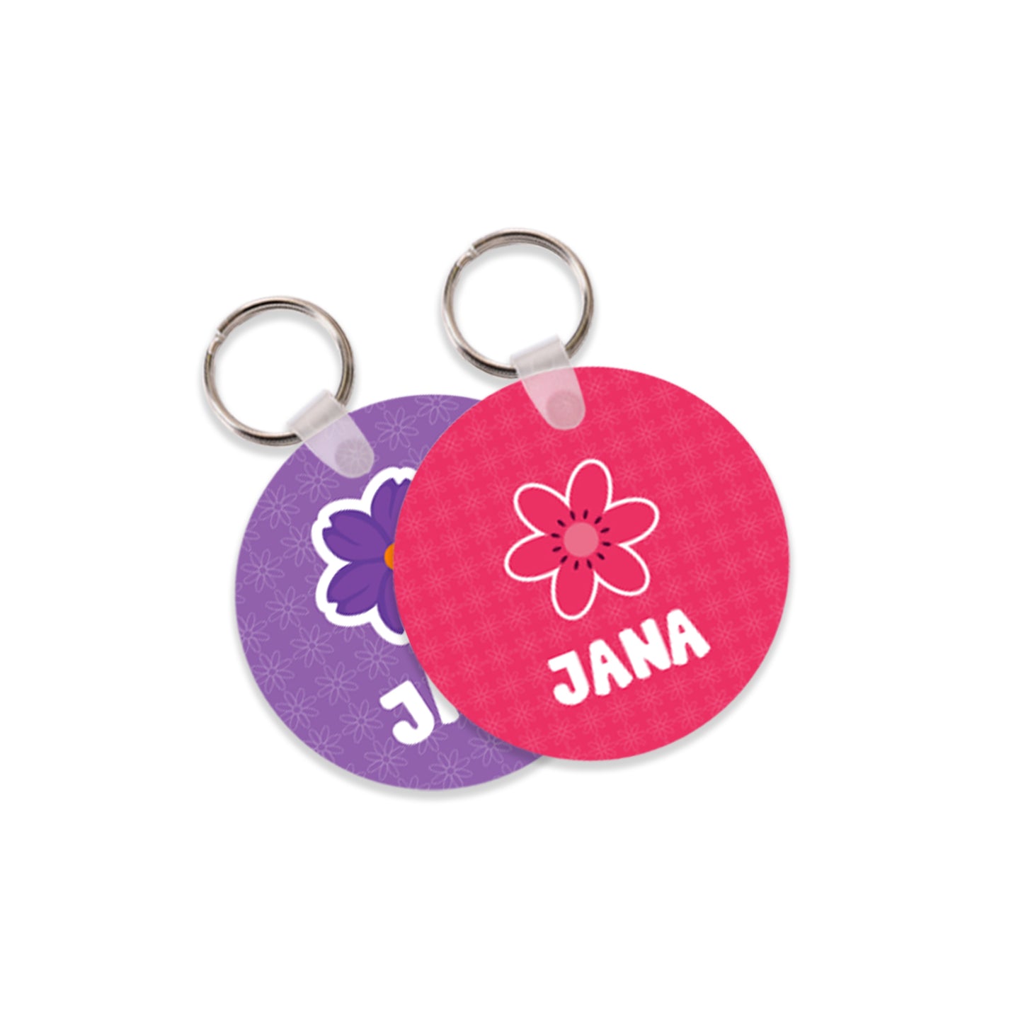 School Tags D007 - Flower
