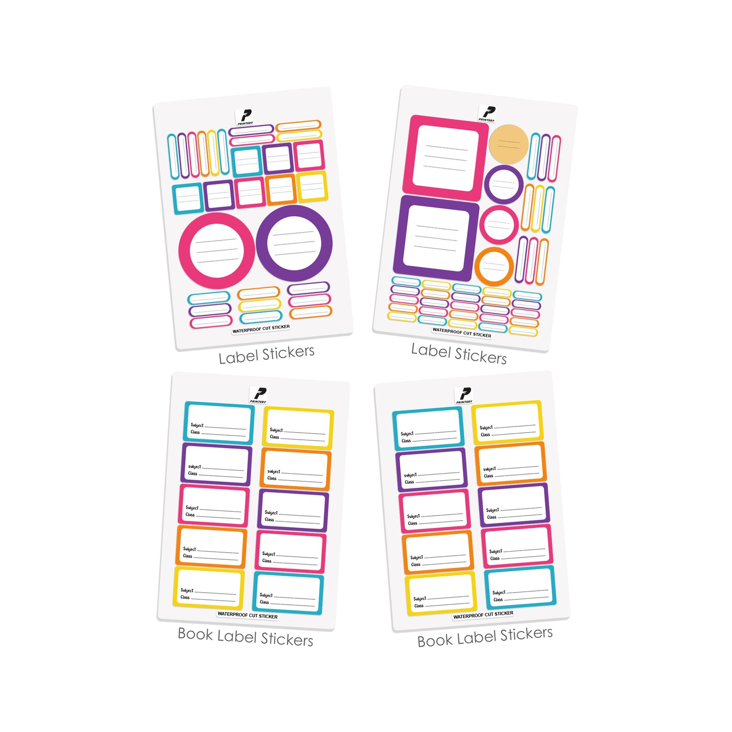 Ready to Buy School Label Pack D011