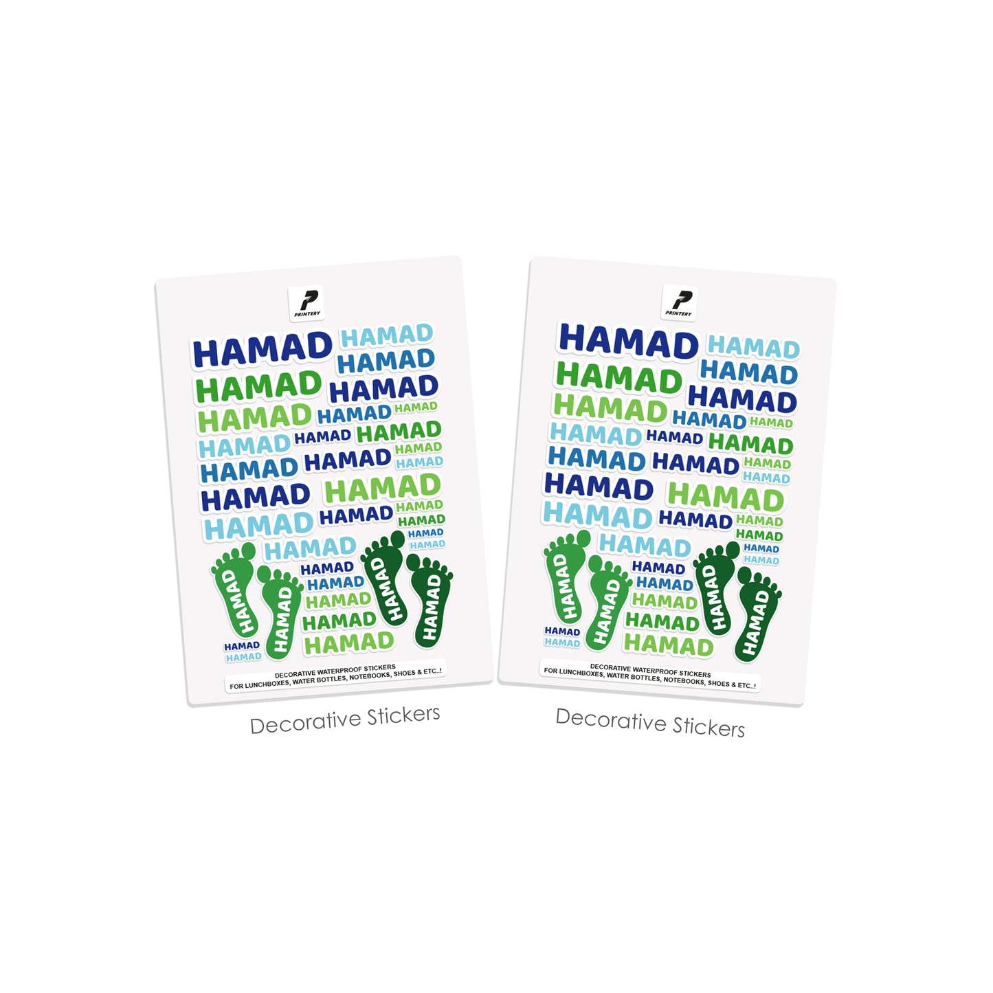 School Label Stickers Pack D012 - Basic Theme