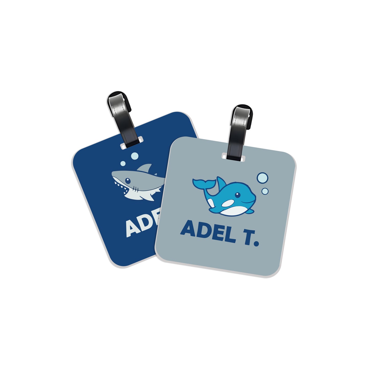 School Tags D026 - Shark