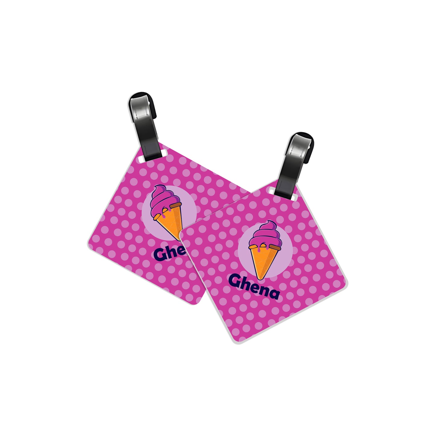 School Tags D027 - Ice Cream
