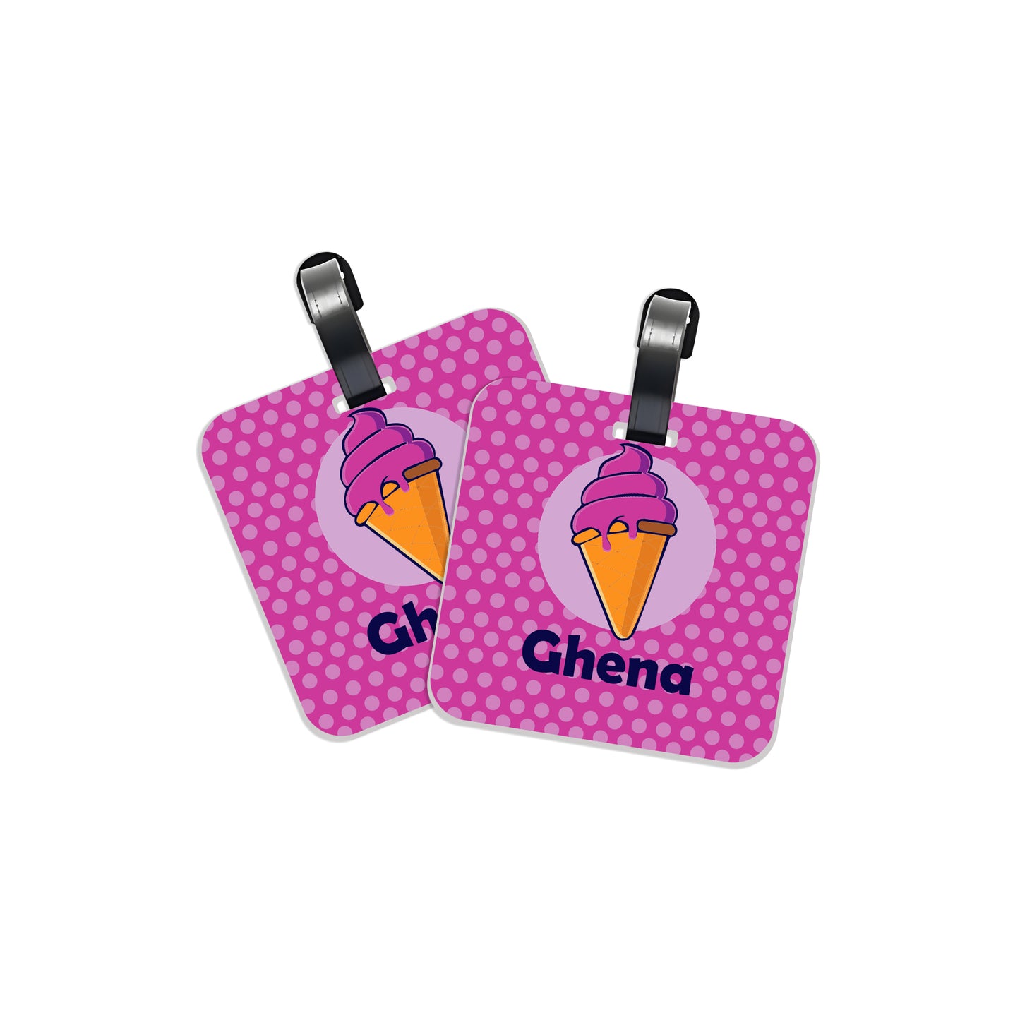 School Tags D027 - Ice Cream