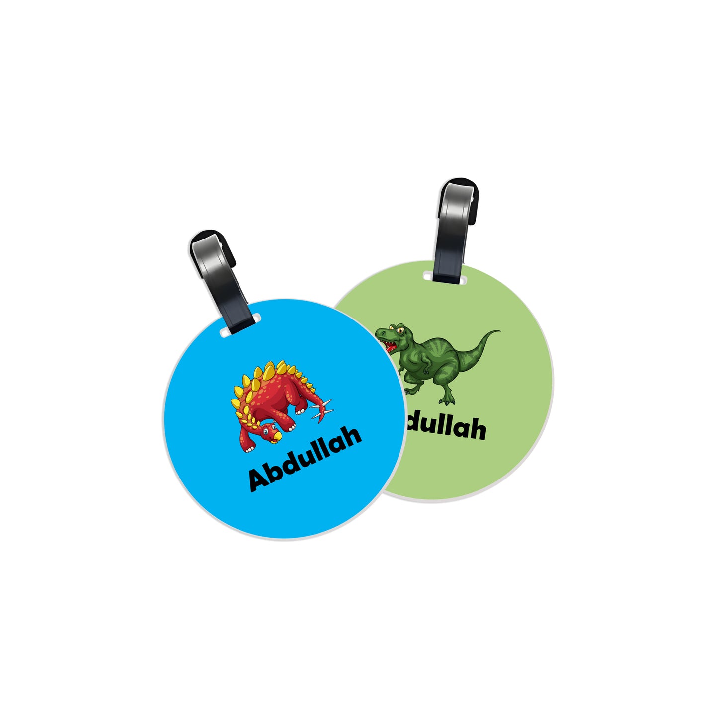 School Tags D031 - Dinosaur