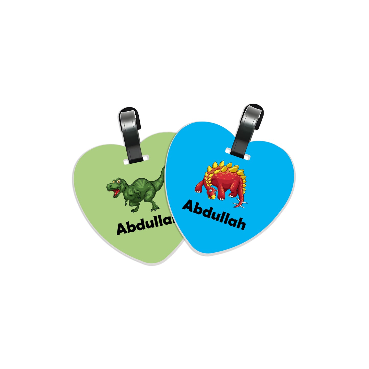 School Tags D031 - Dinosaur
