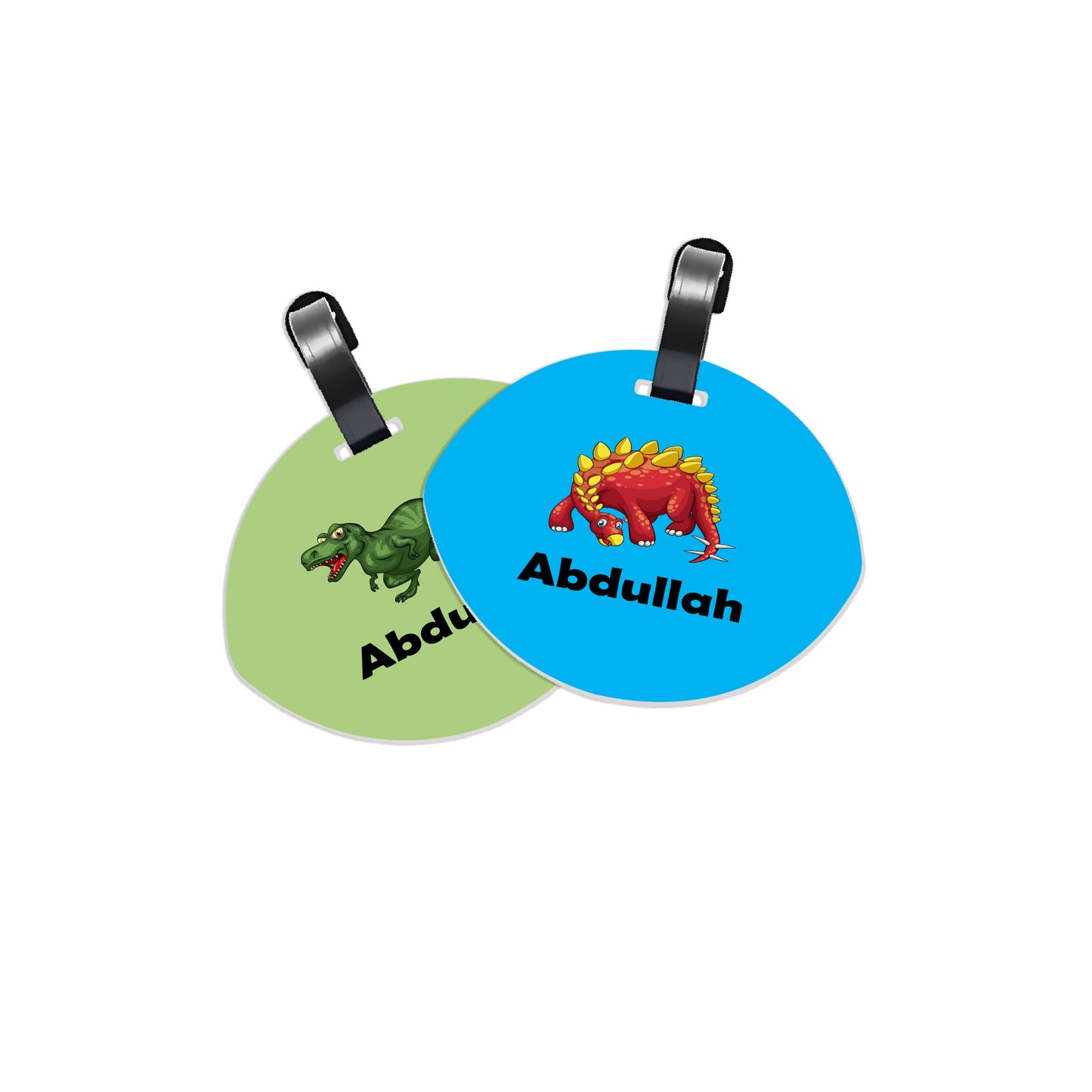 School Tags D031 - Dinosaur