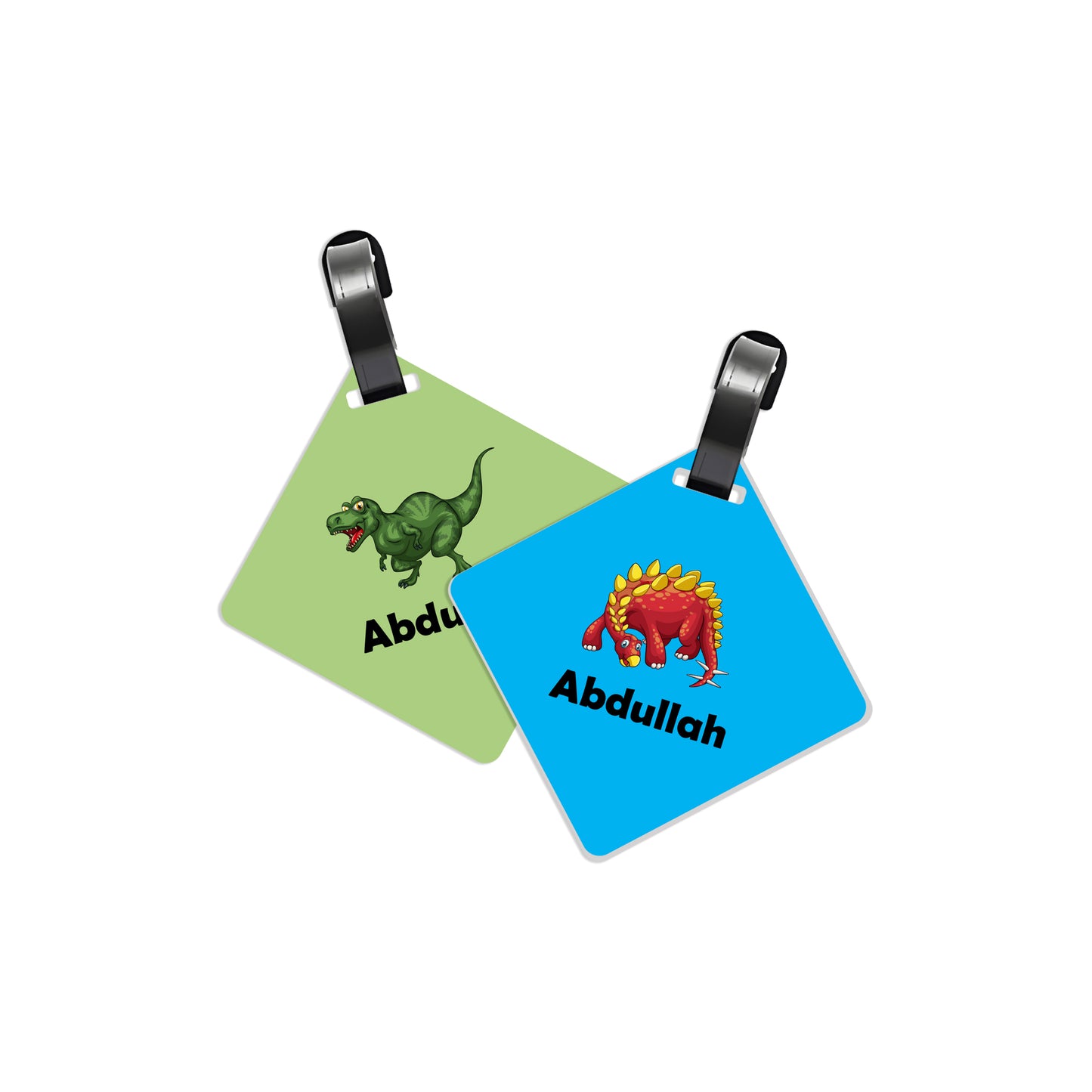 School Tags D031 - Dinosaur
