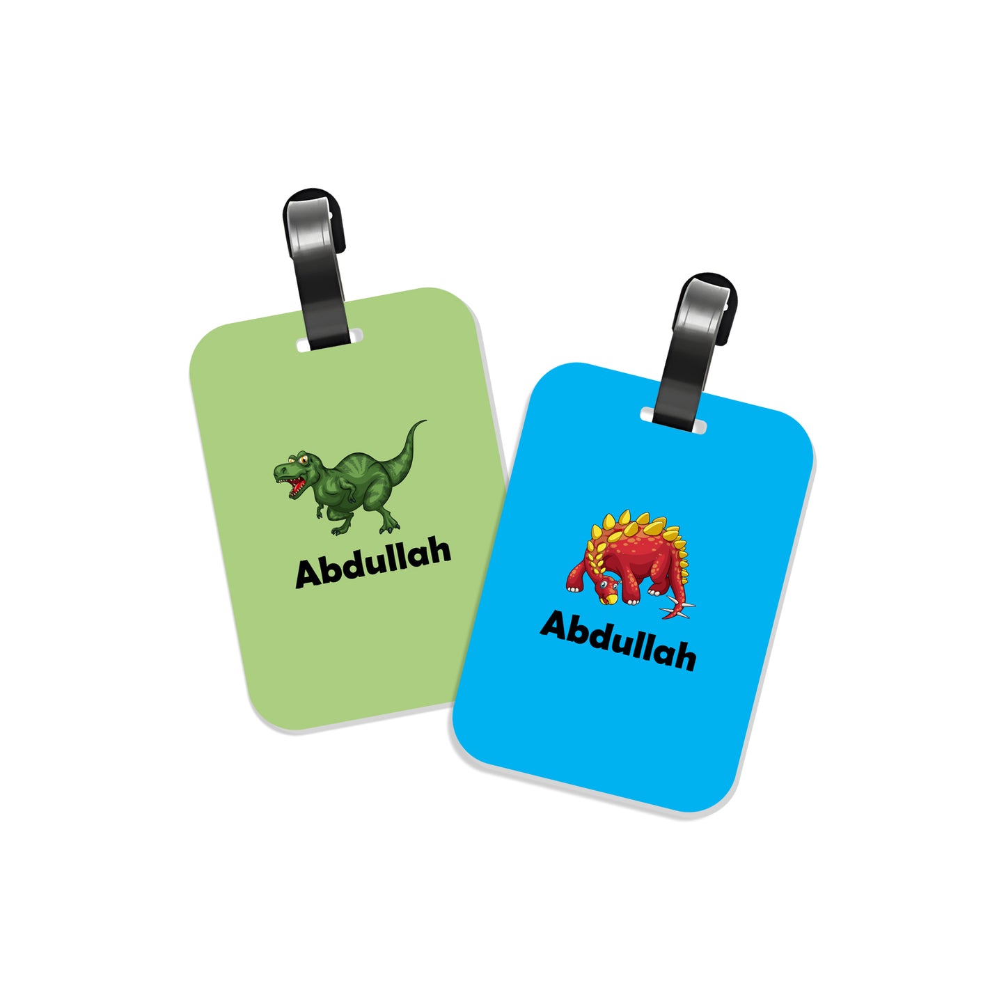 School Tags D031 - Dinosaur