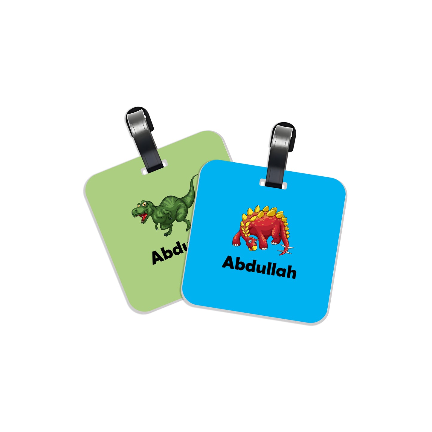 School Tags D031 - Dinosaur