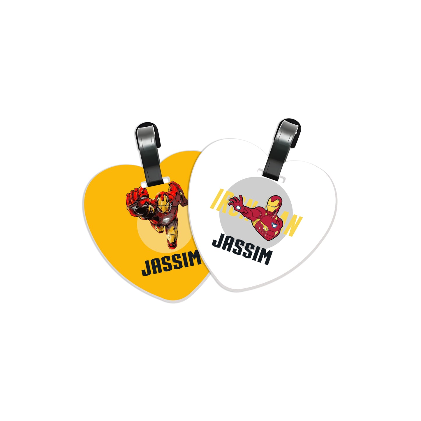 School Tags D032 - Iron Man