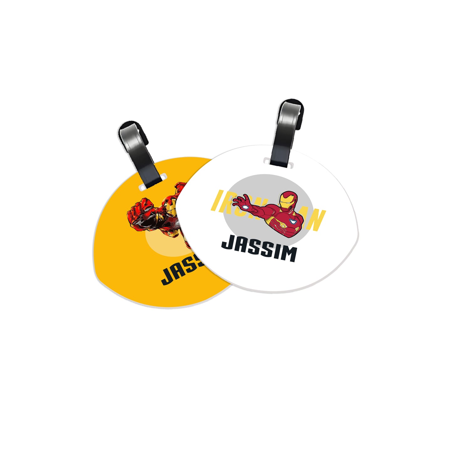 School Tags D032 - Iron Man