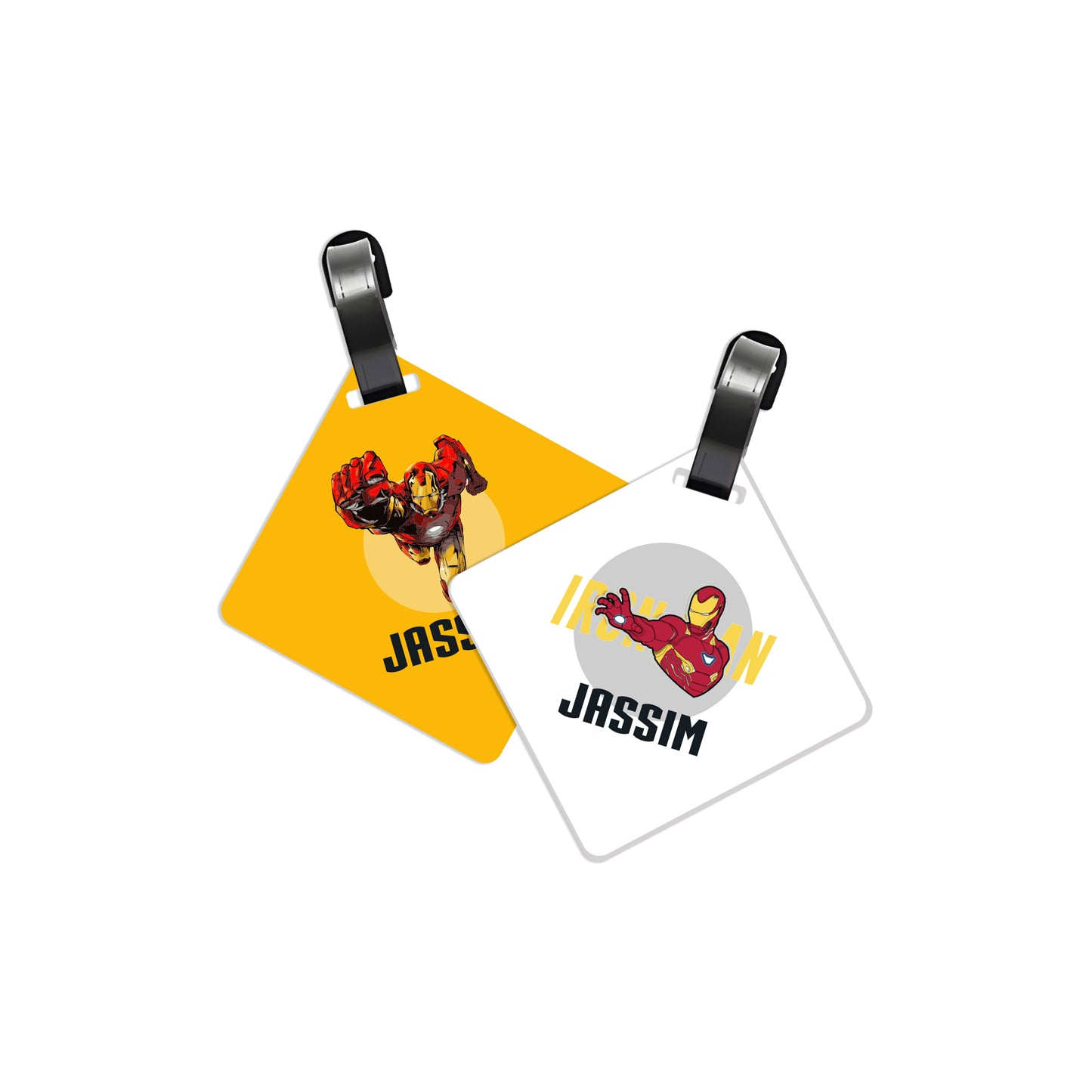 School Tags D032 - Iron Man