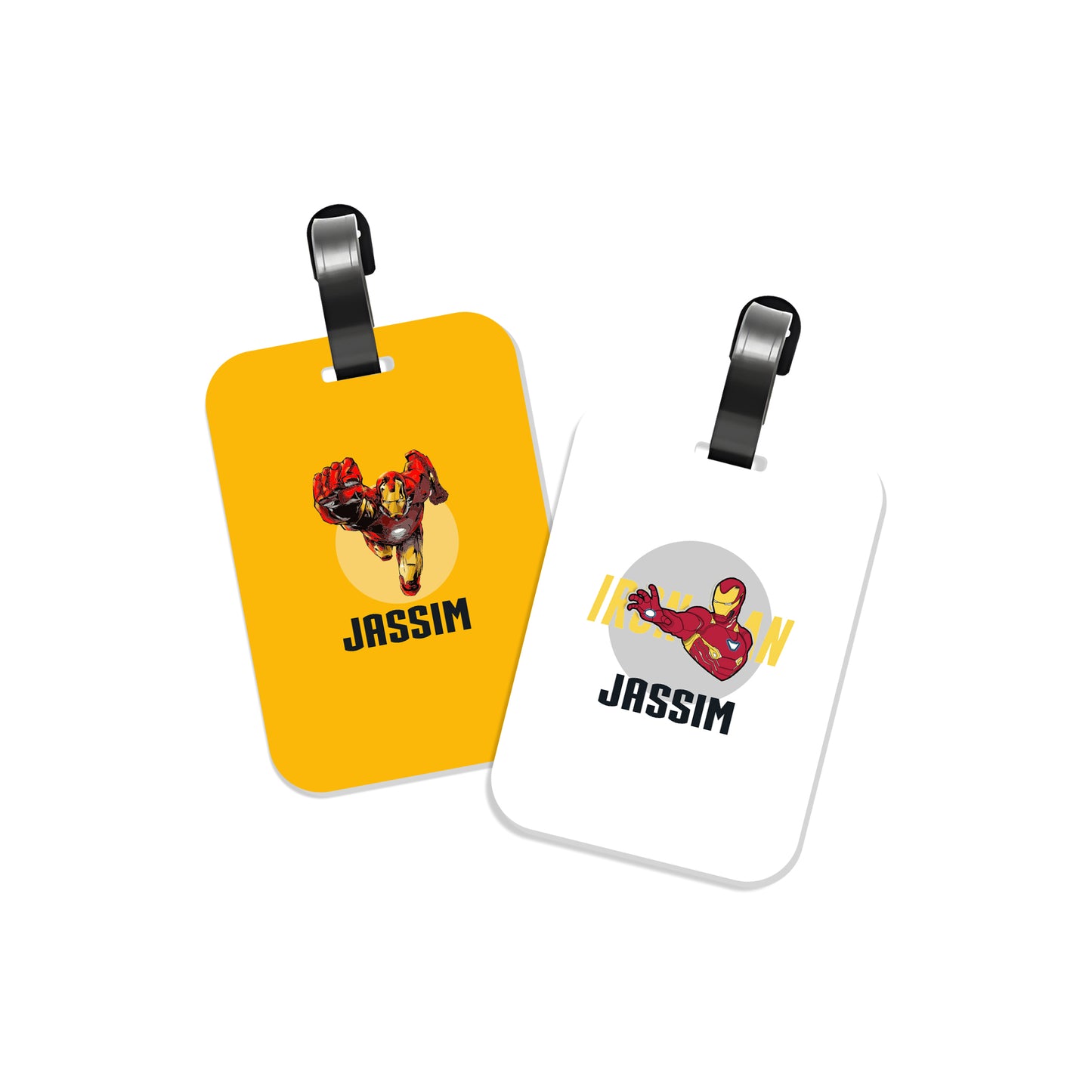 School Tags D032 - Iron Man