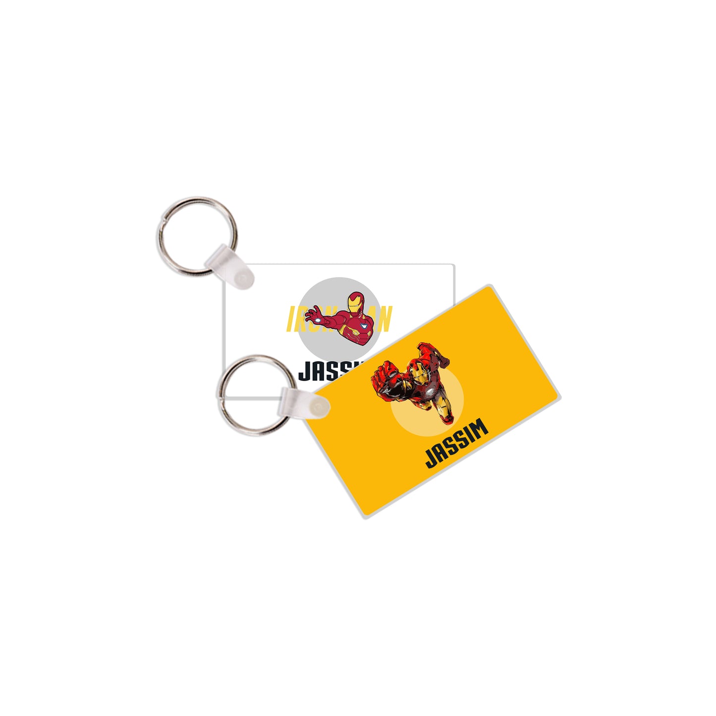 School Tags D032 - Iron Man