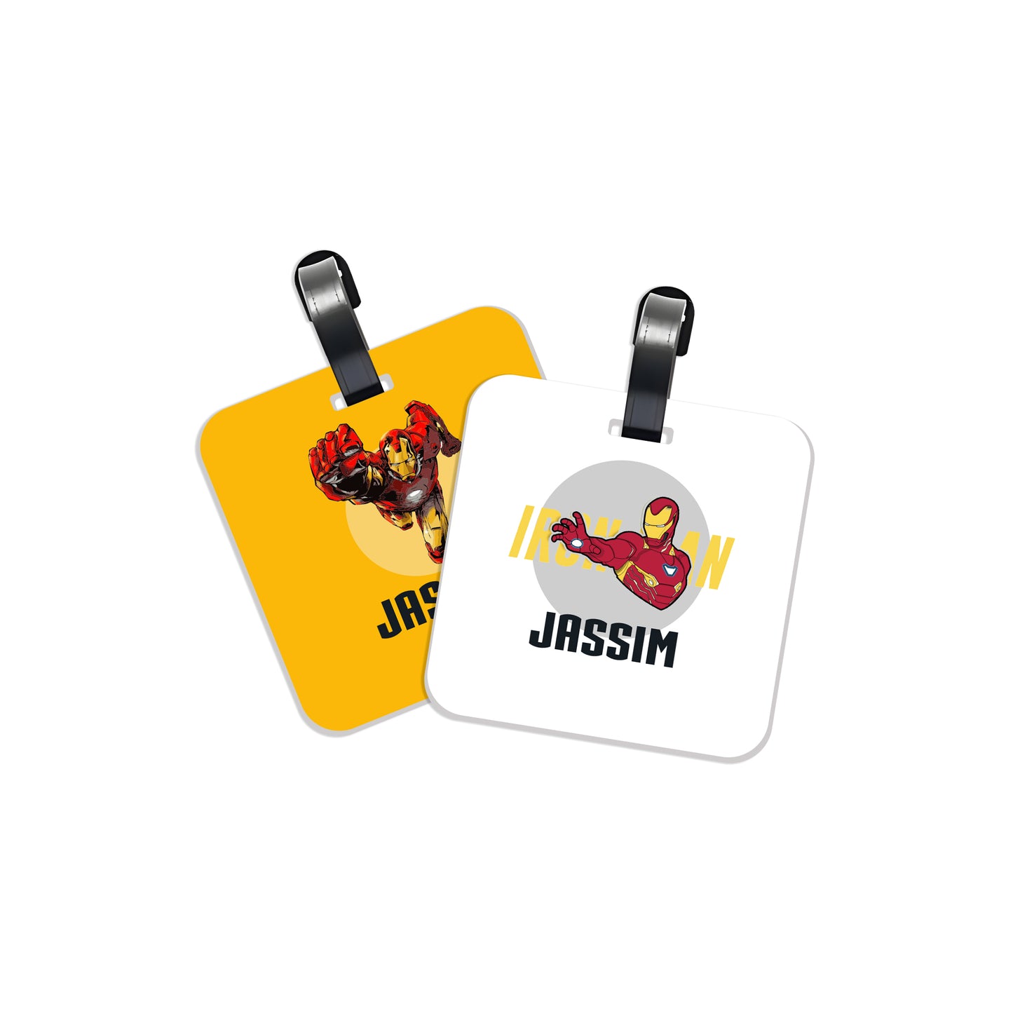 School Tags D032 - Iron Man