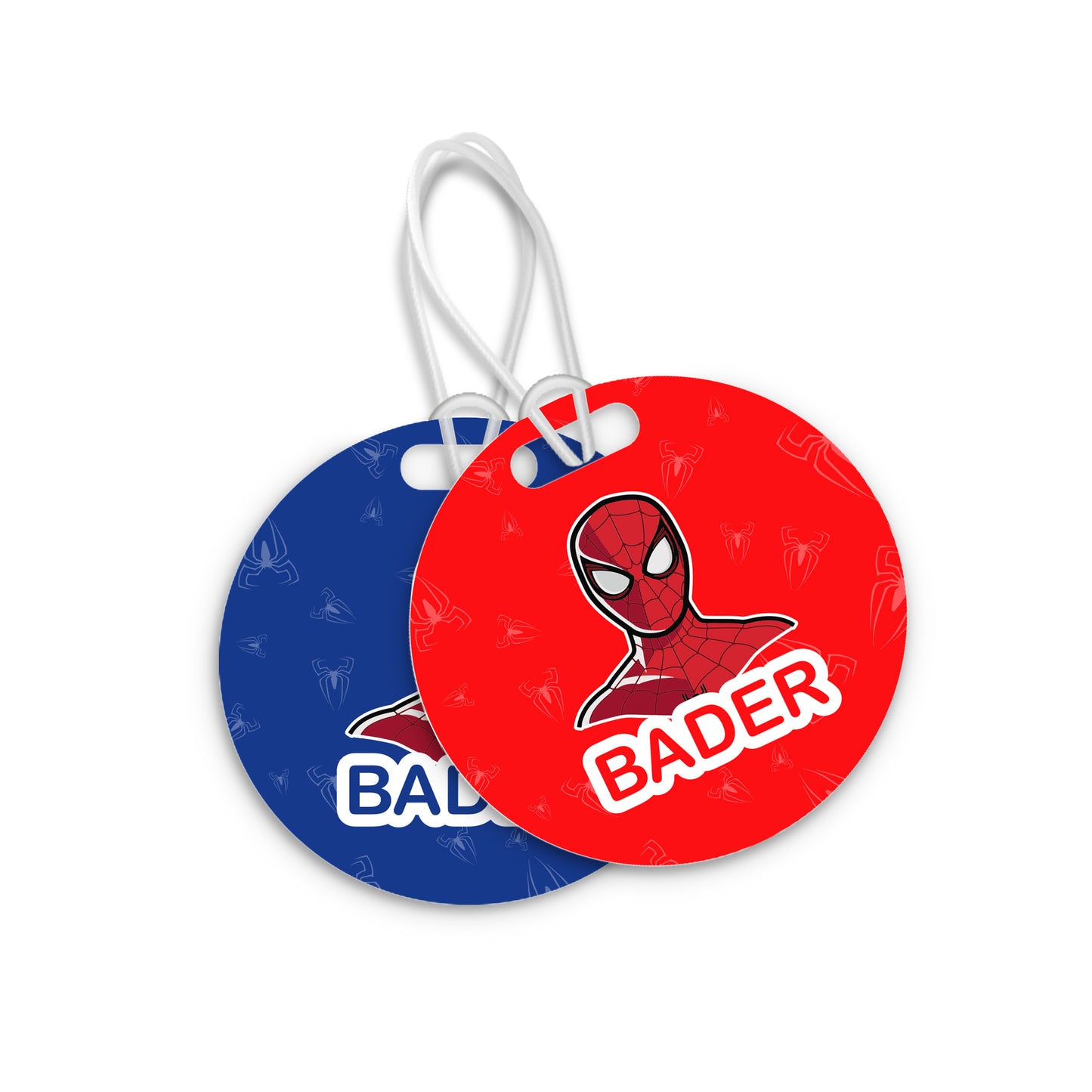 School Tags D044 - Spiderman