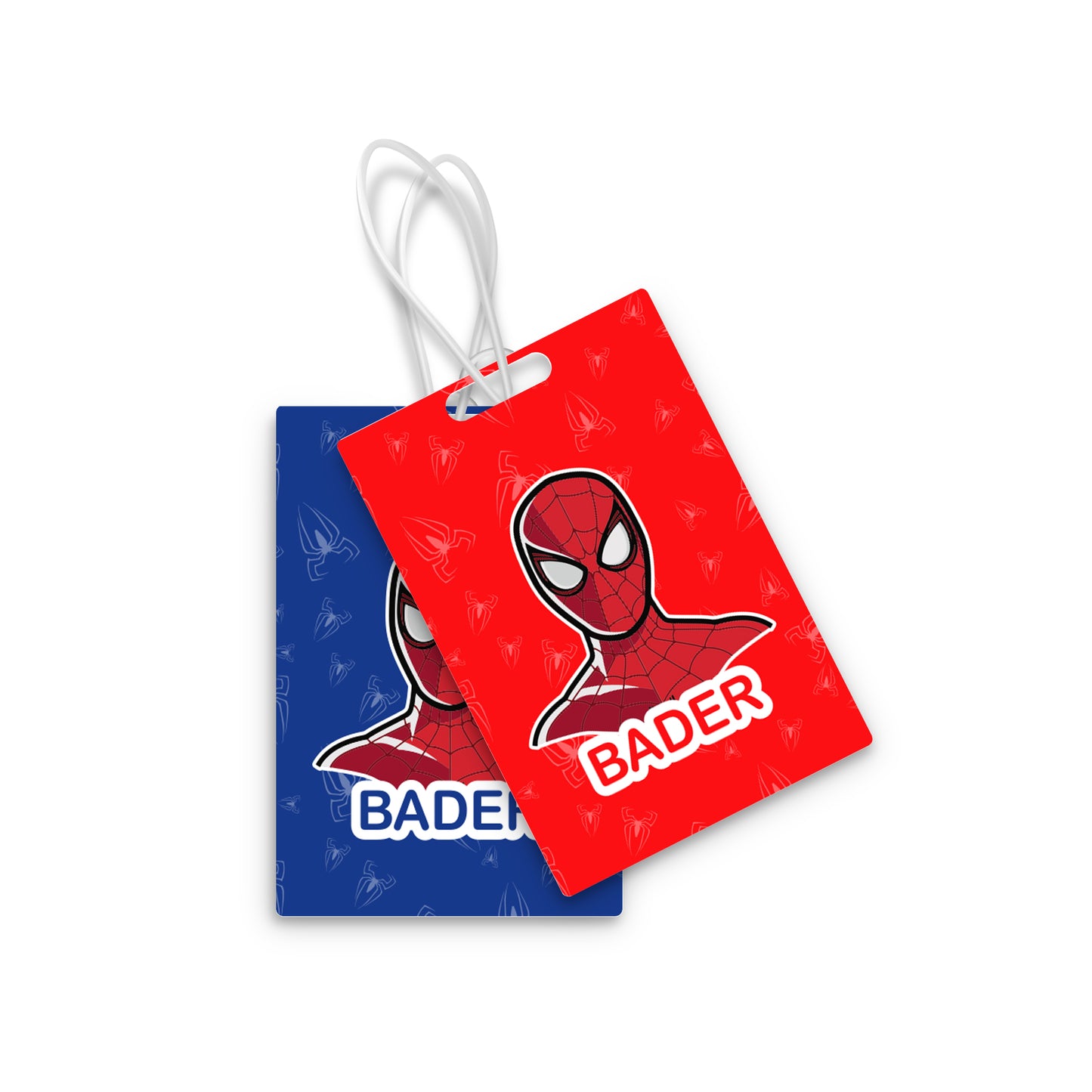 School Tags D044 - Spiderman