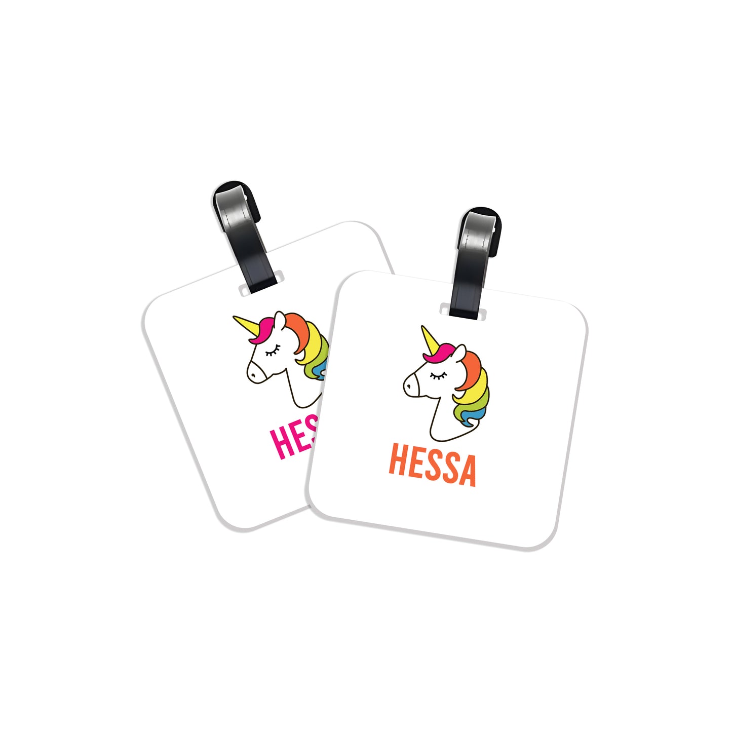 School Tags D047 - Unicorn