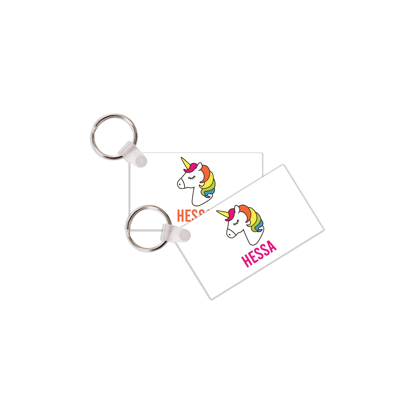 School Tags D047 - Unicorn
