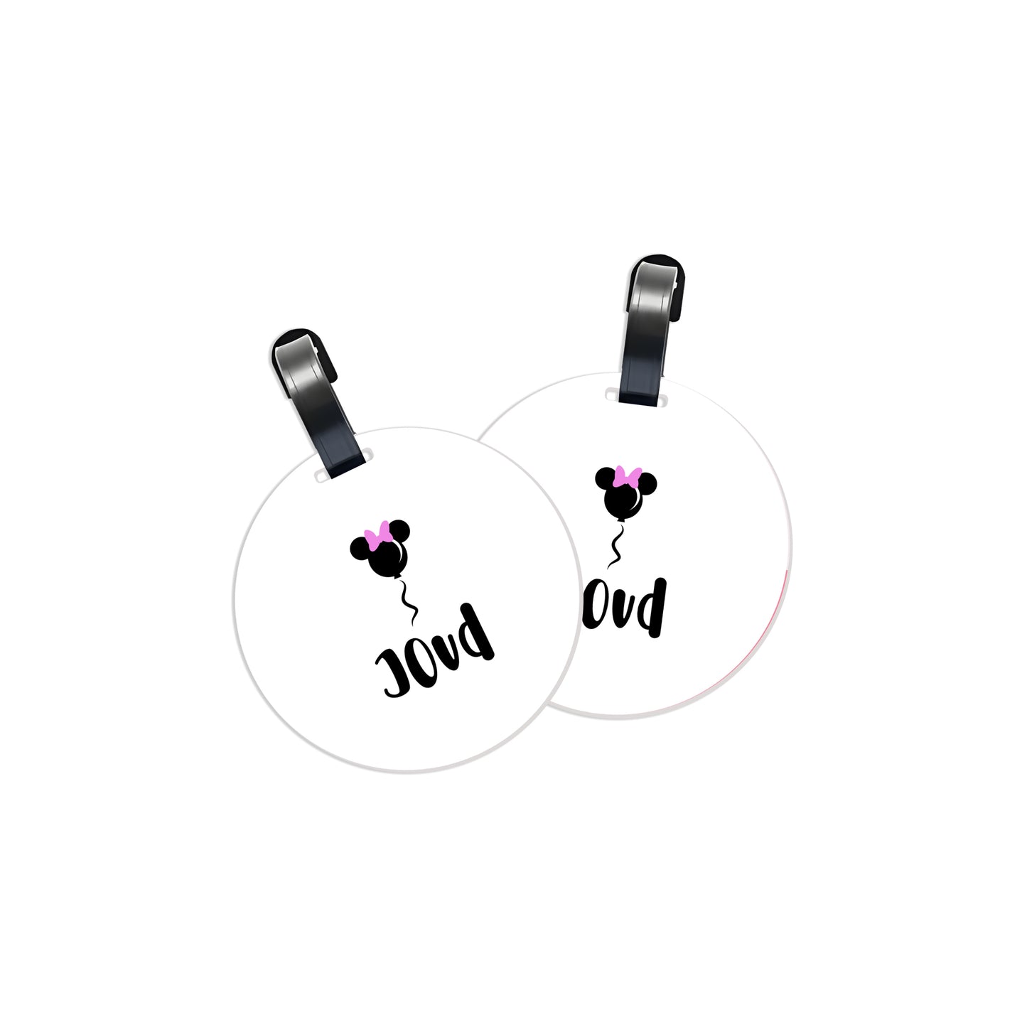 School Tags D050 - Minnie Mouse