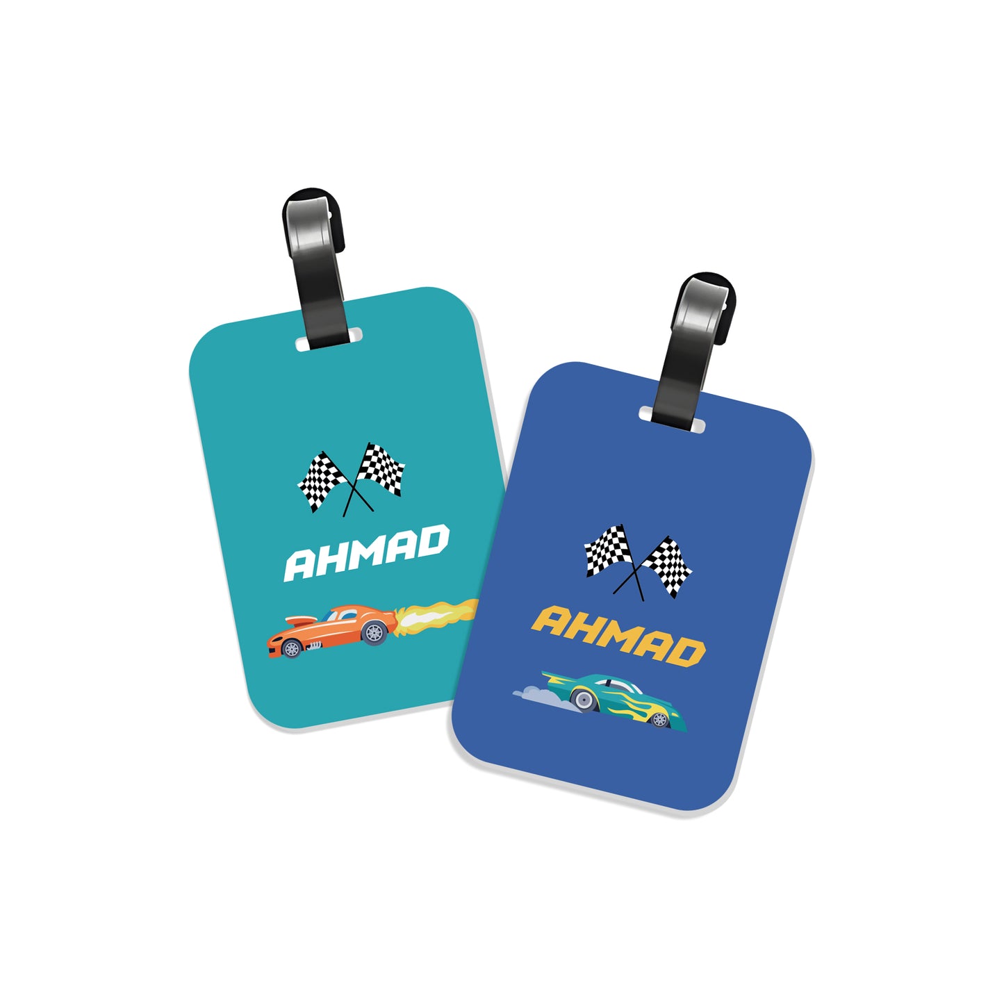 School Tags D055 - Cars