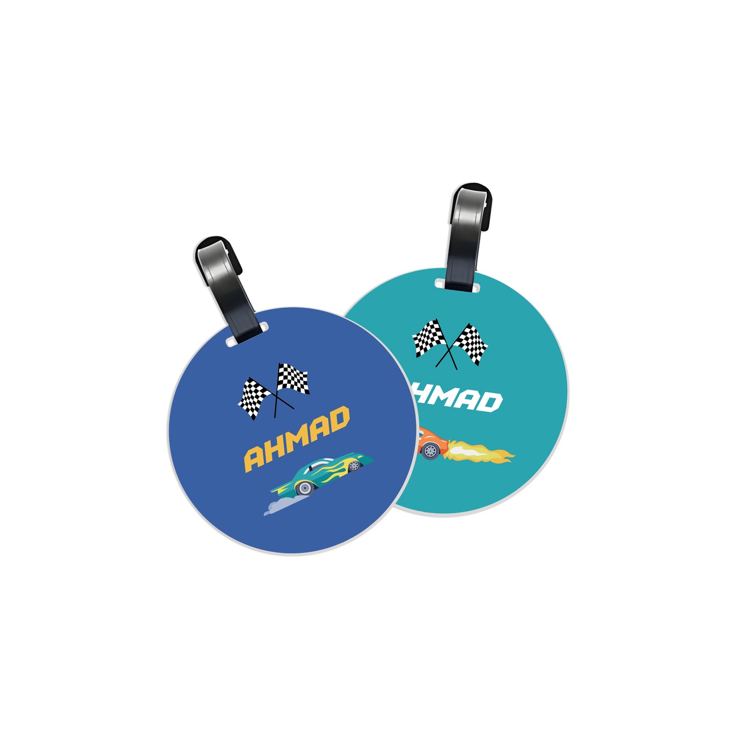 School Tags D055 - Cars