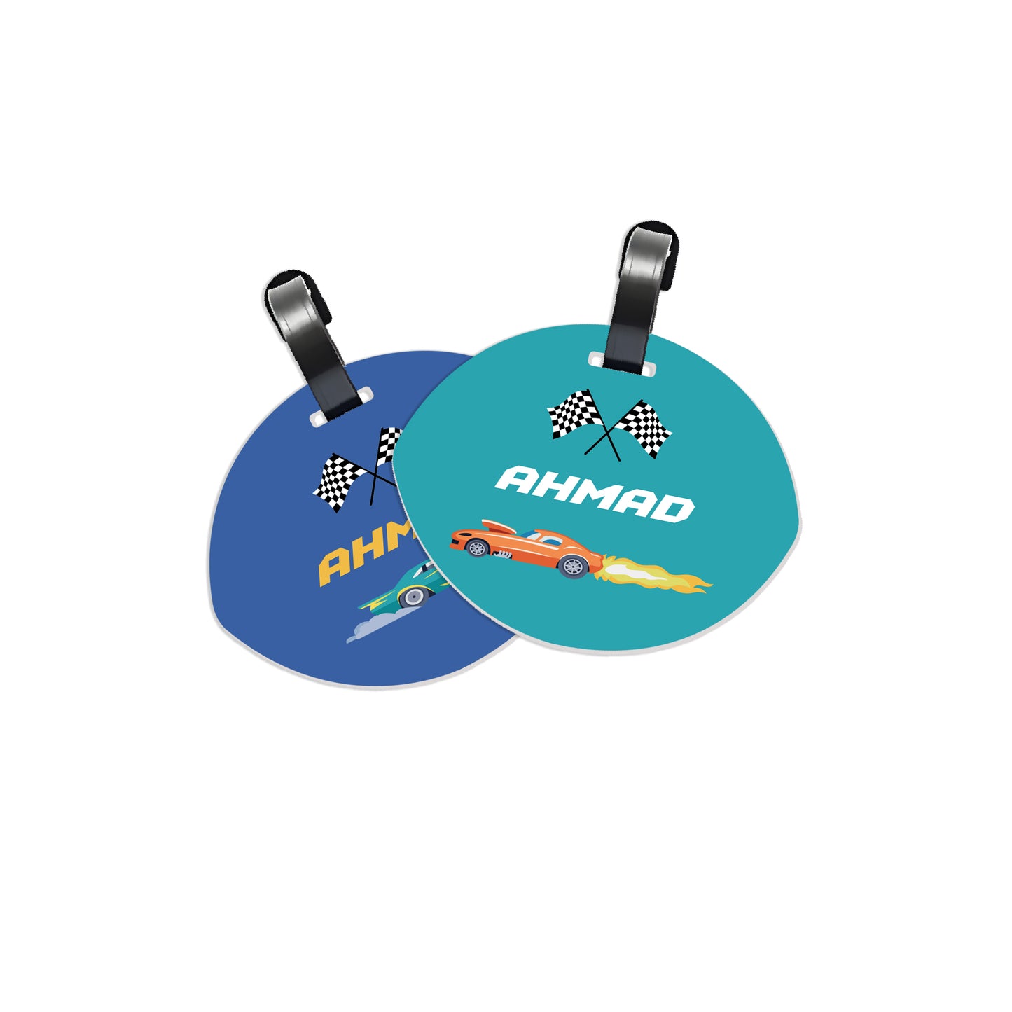 School Tags D055 - Cars