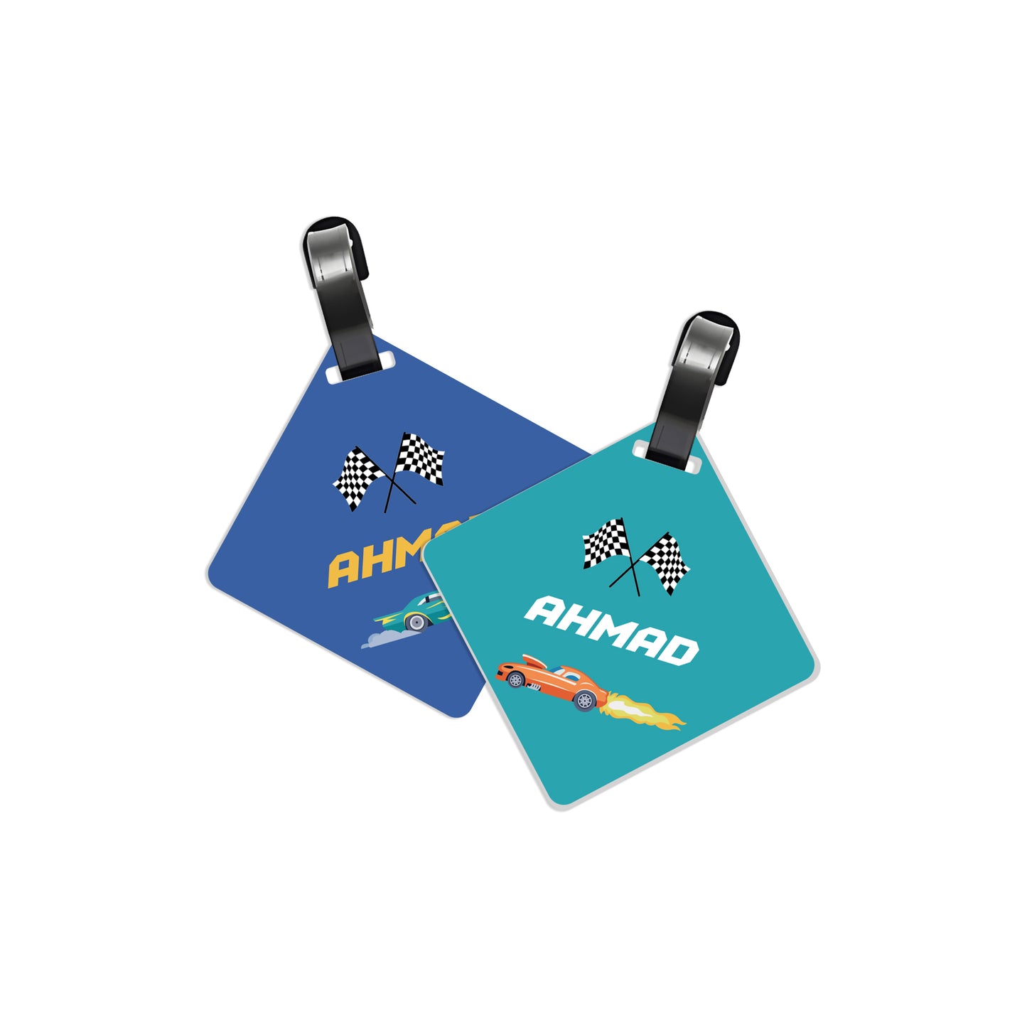 School Tags D055 - Cars