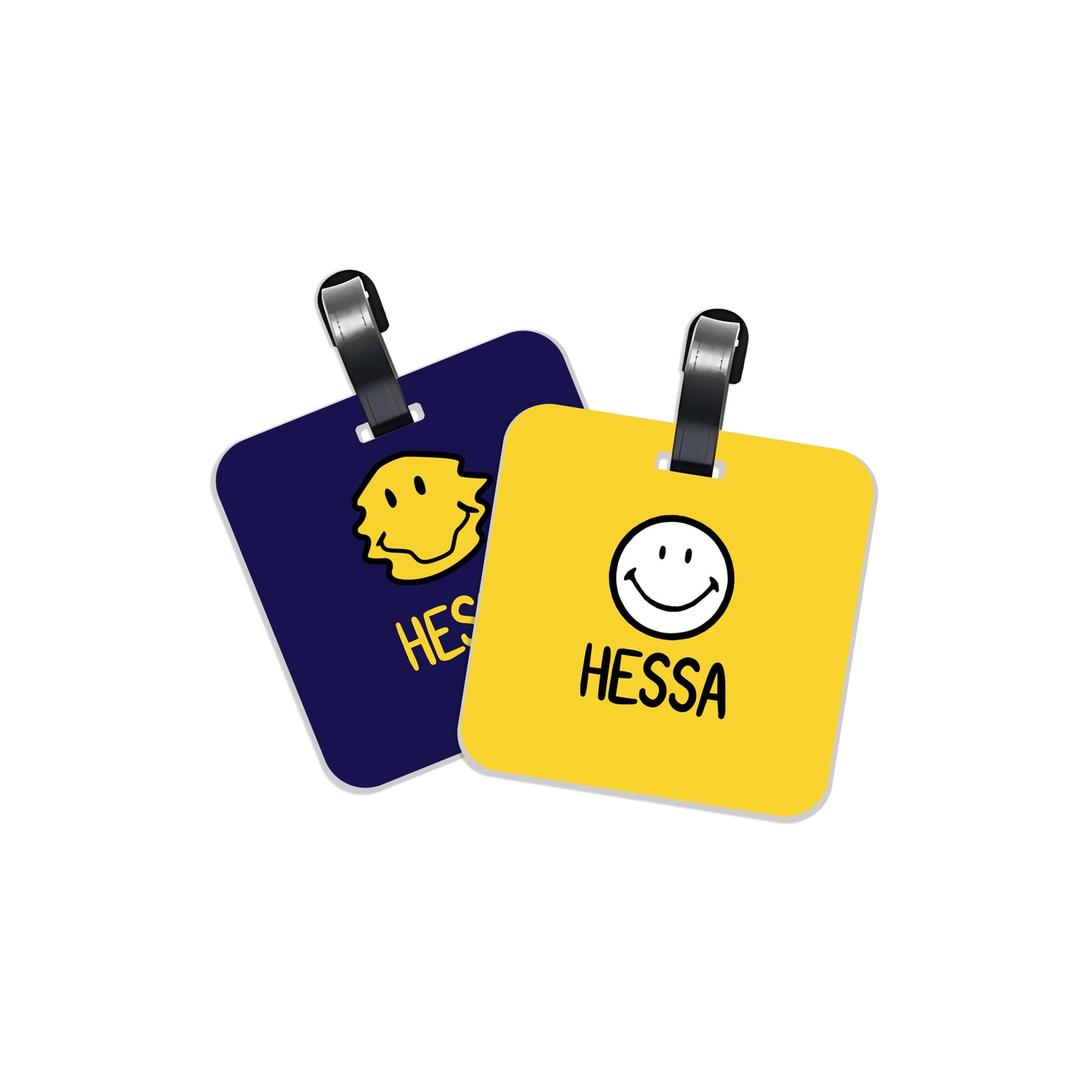 School Tags D058 - Smiley Face