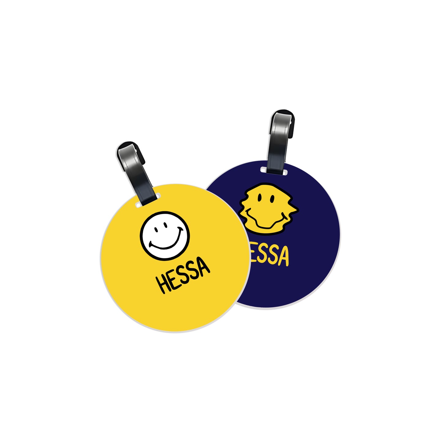 School Tags D058 - Smiley Face