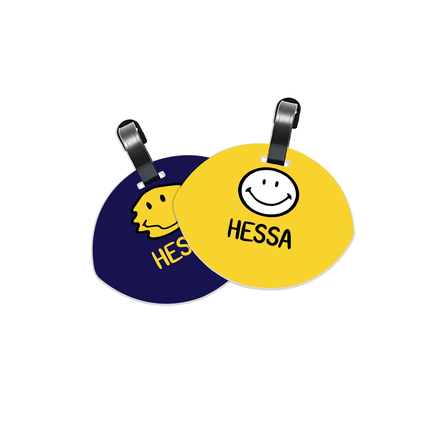 School Tags D058 - Smiley Face