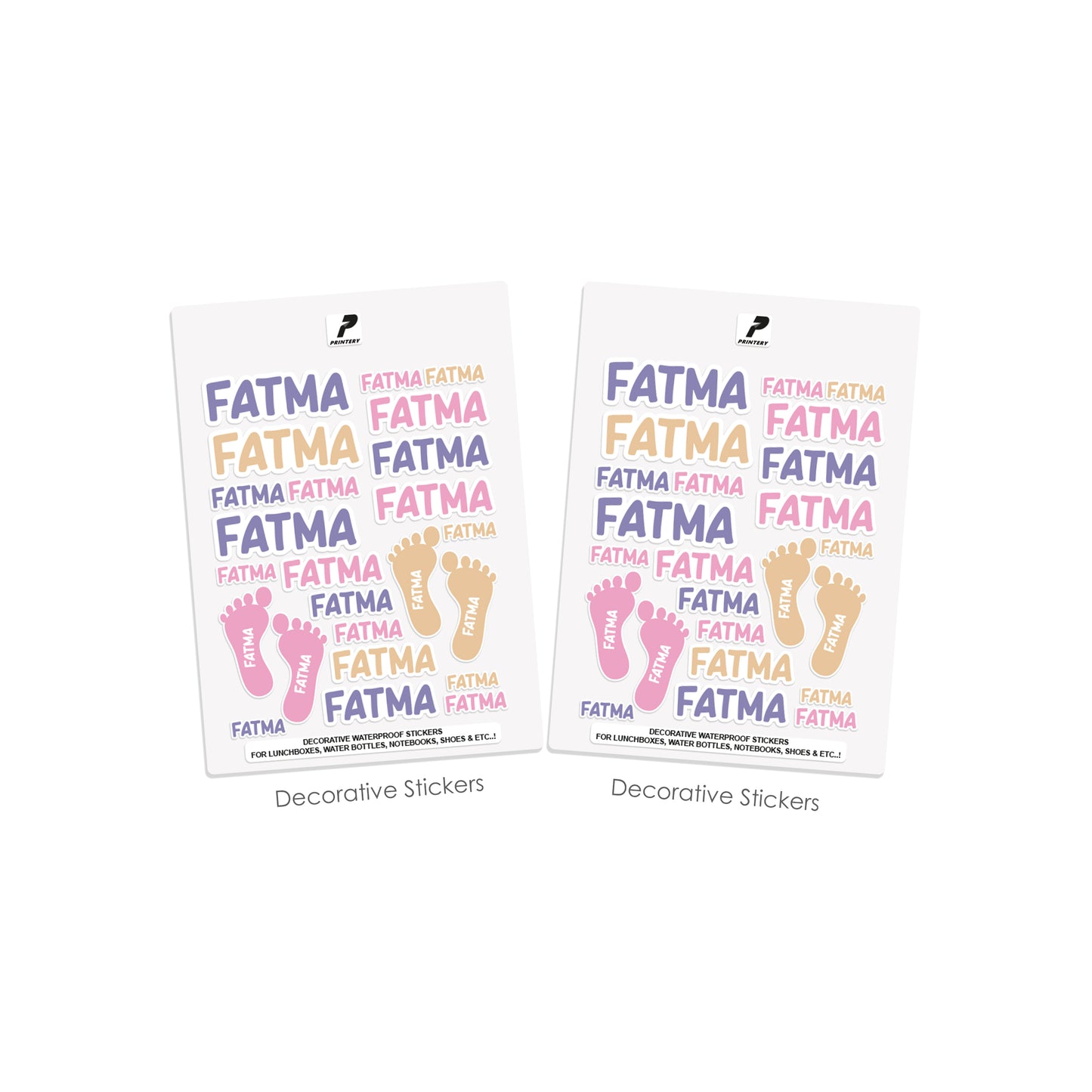 School Label Stickers Pack D061 - Basic Theme