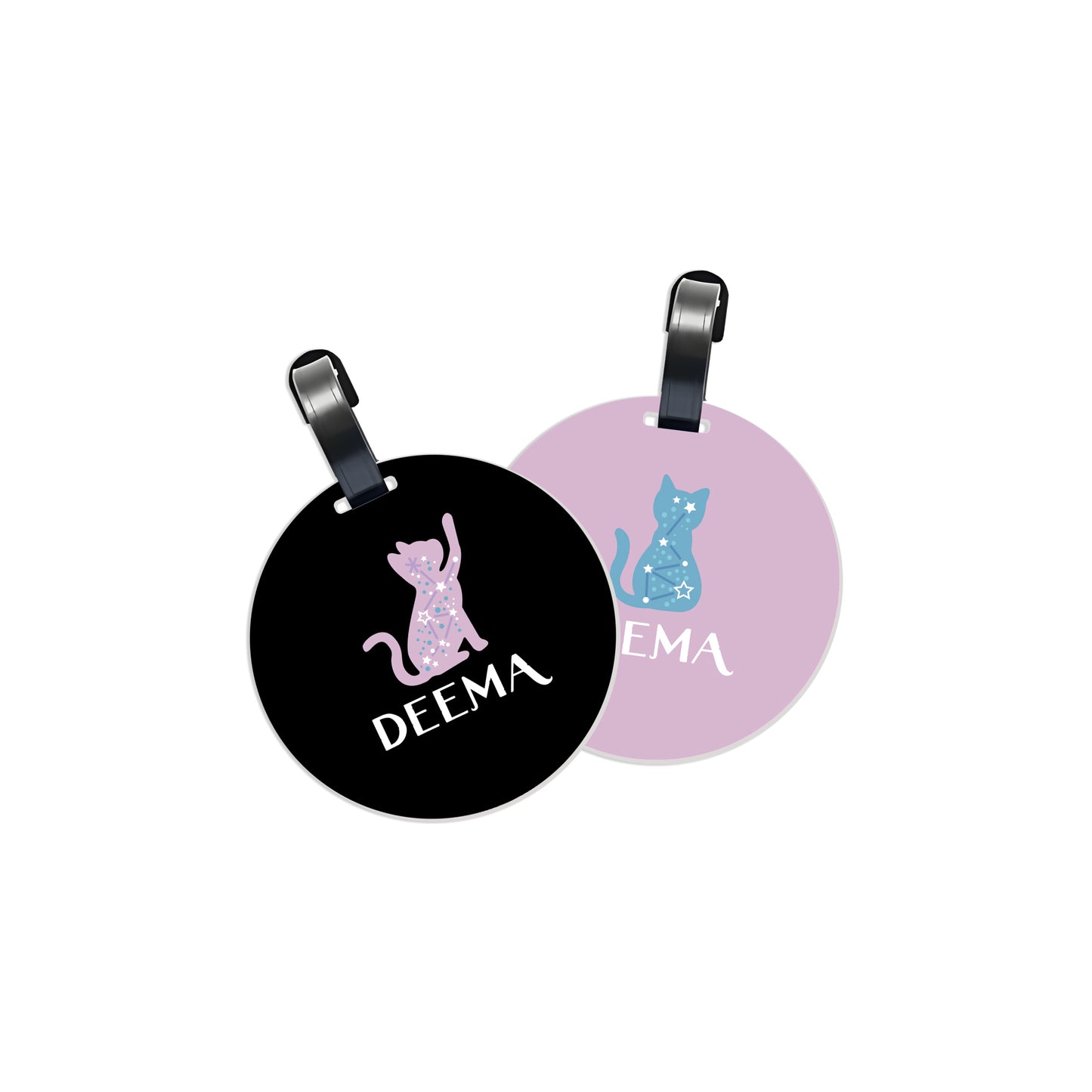 School Tags D072 - Cat