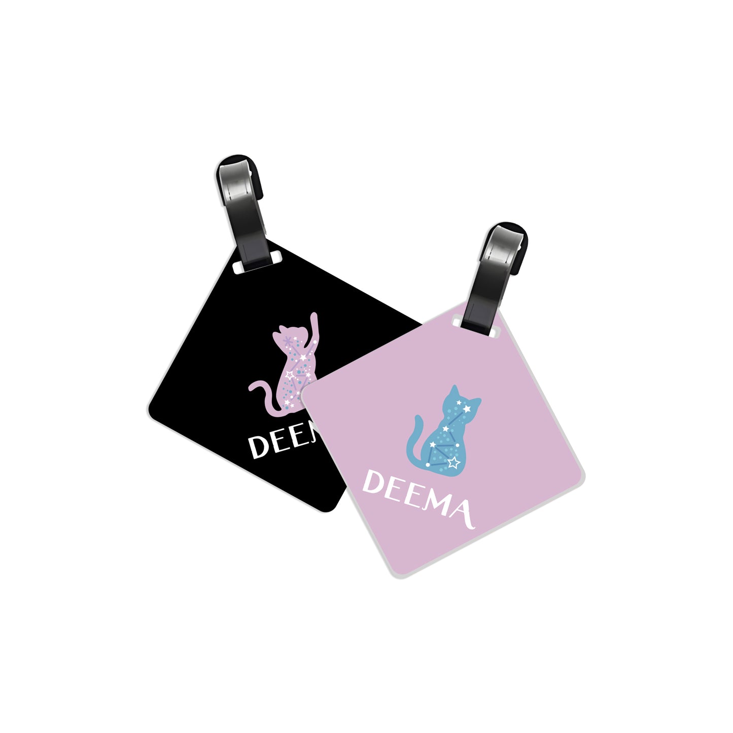 School Tags D072 - Cat