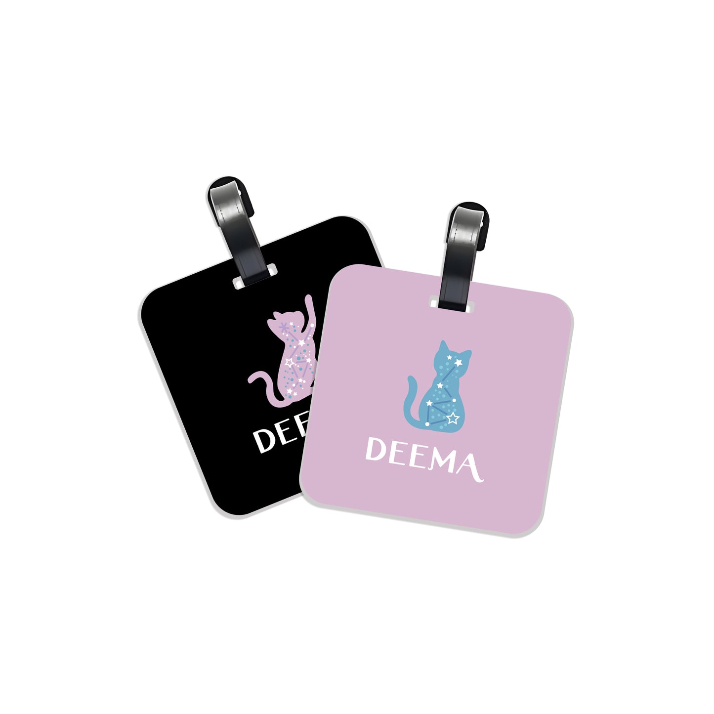 School Tags D072 - Cat