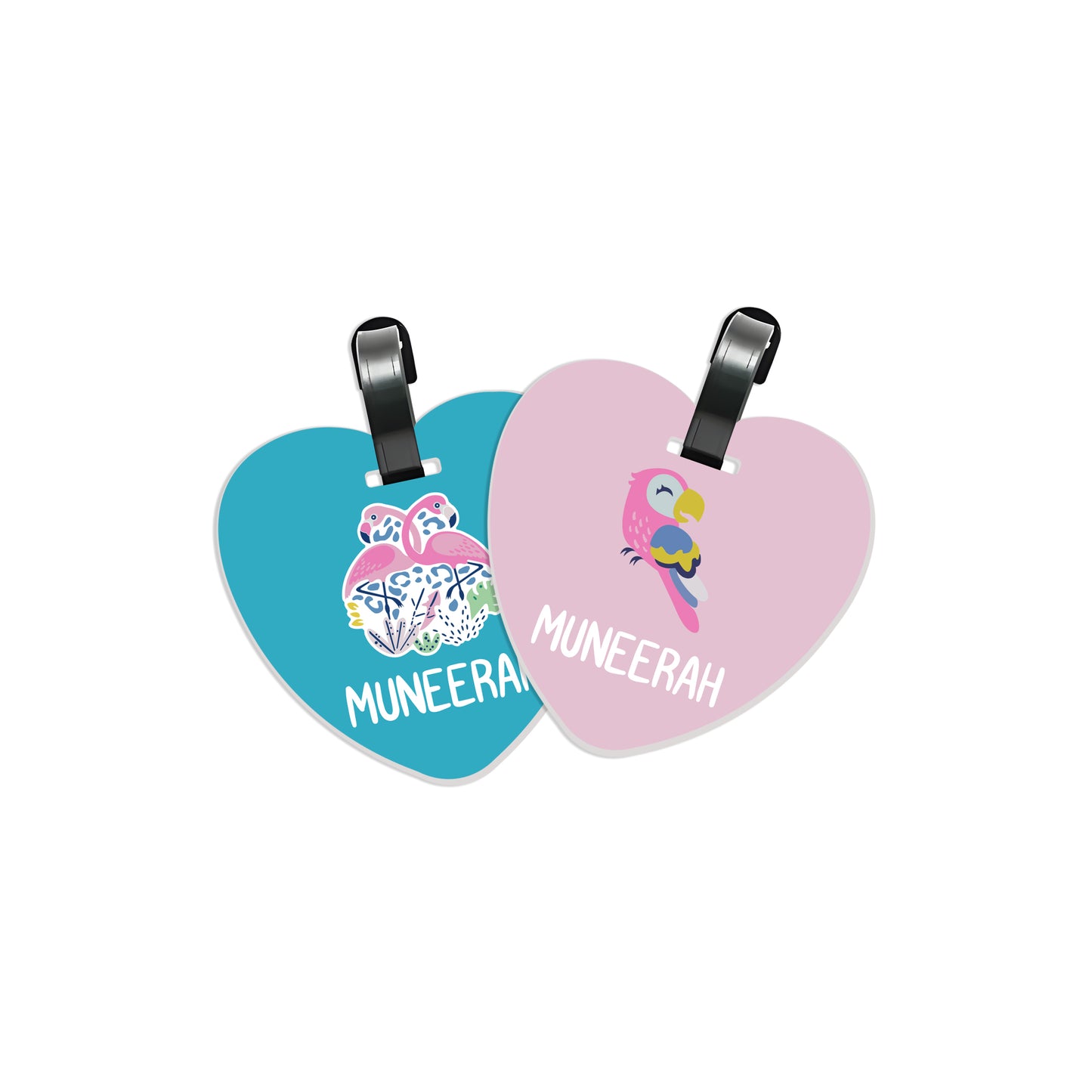 School Tags D076 - Flamingo