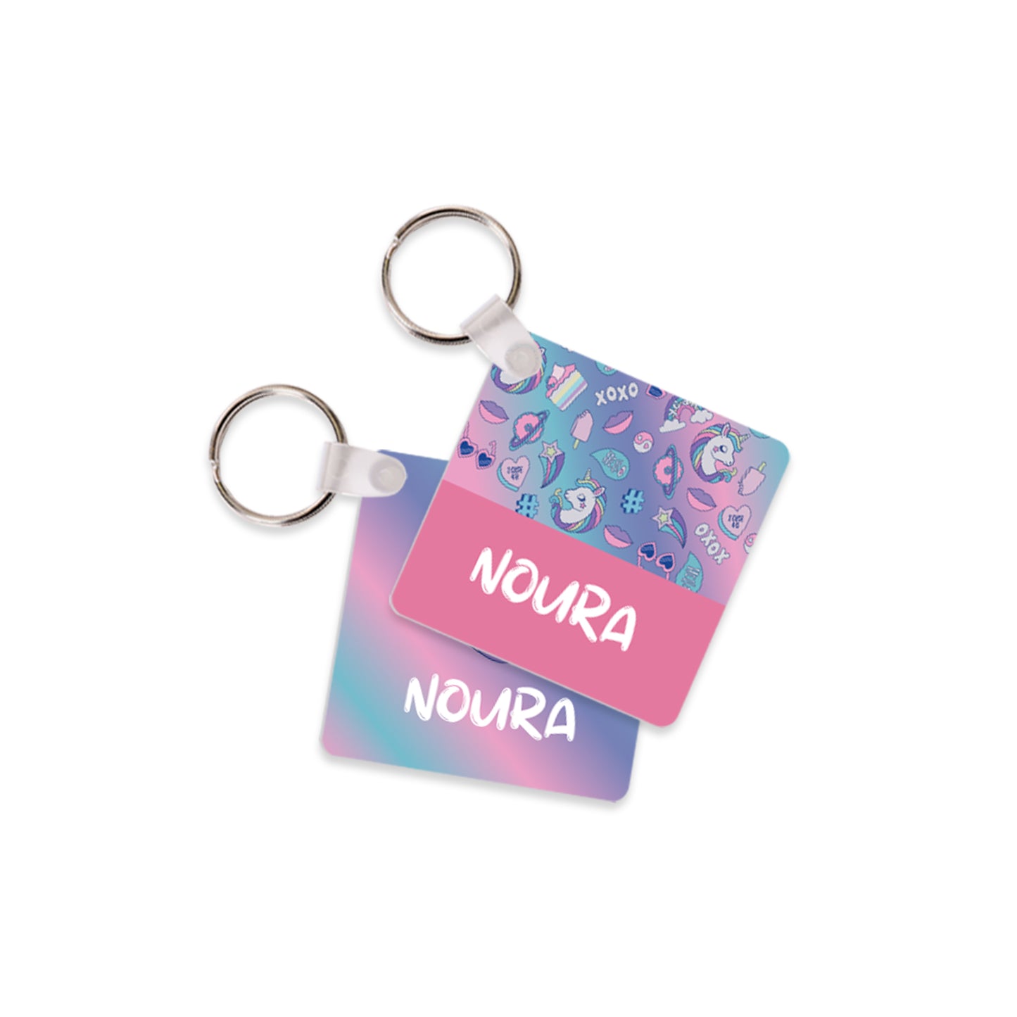 School Tags D077 - Unicorn
