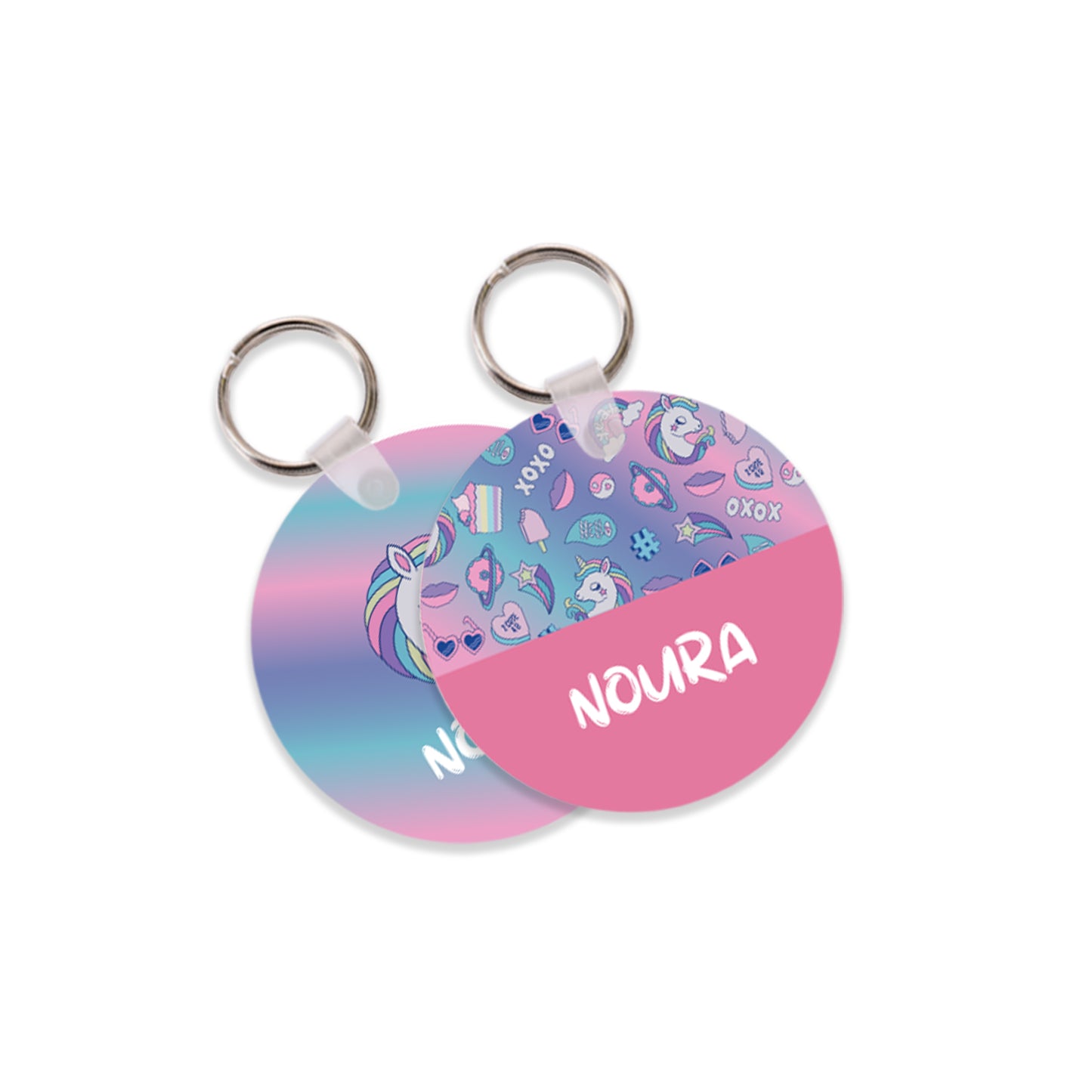 School Tags D077 - Unicorn