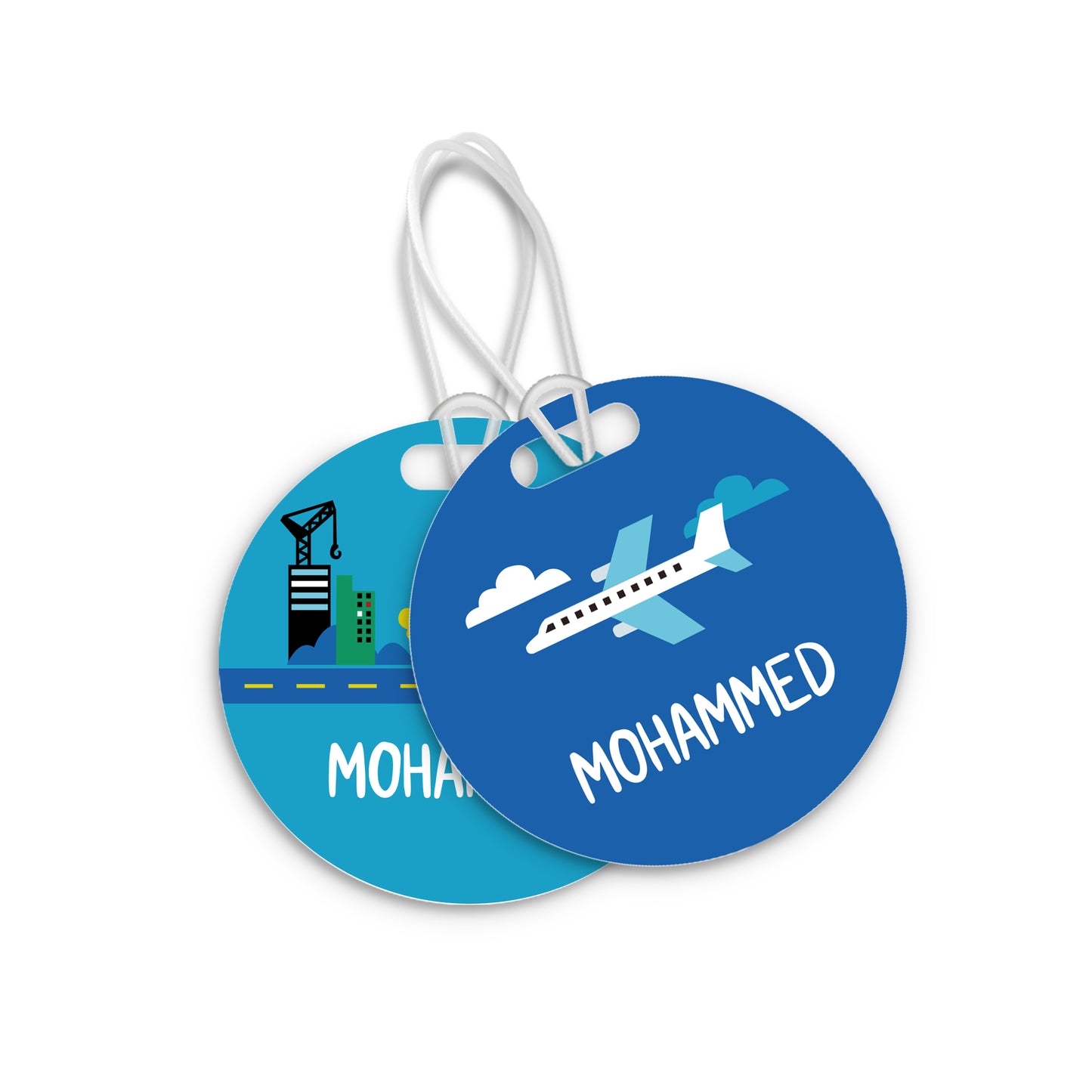 School Tags D083 - Cars & Airplane