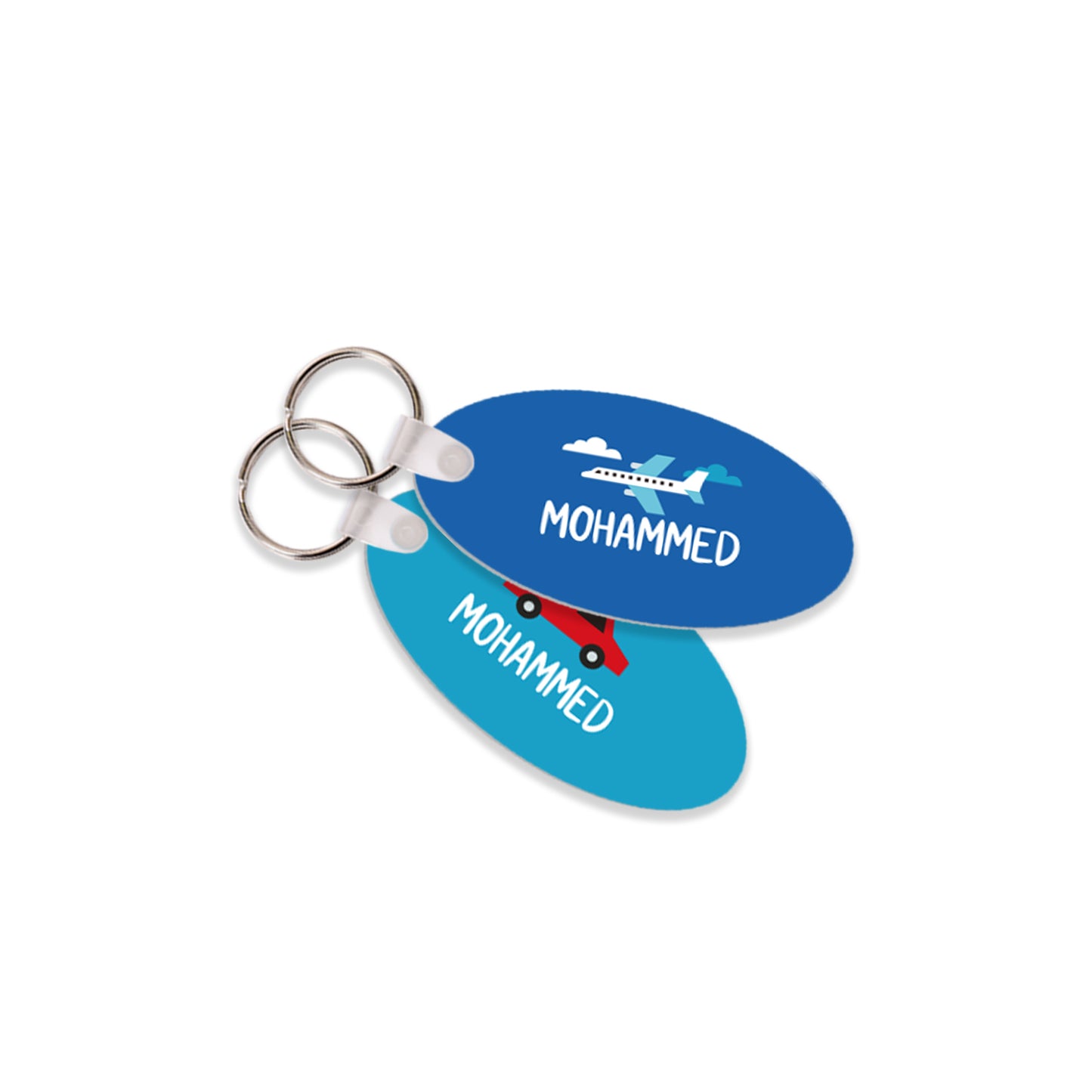 School Tags D083 - Cars & Airplane