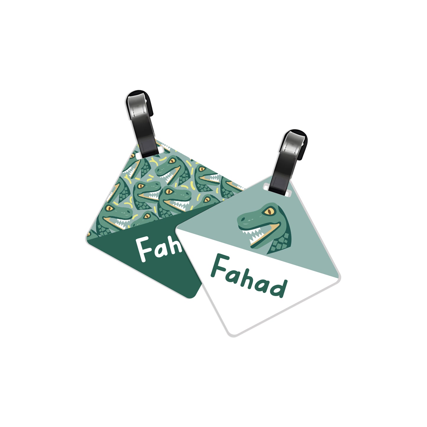 School Tags D084 - Dinosaur