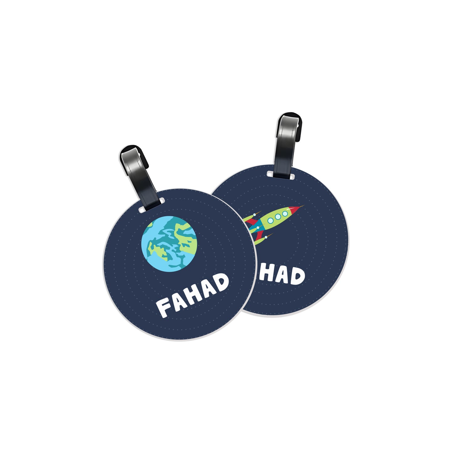 School Tags D107 - Space