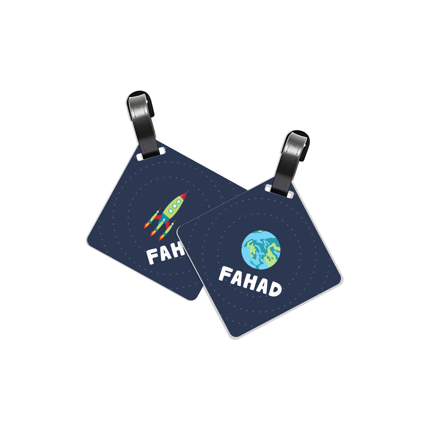 School Tags D107 - Space