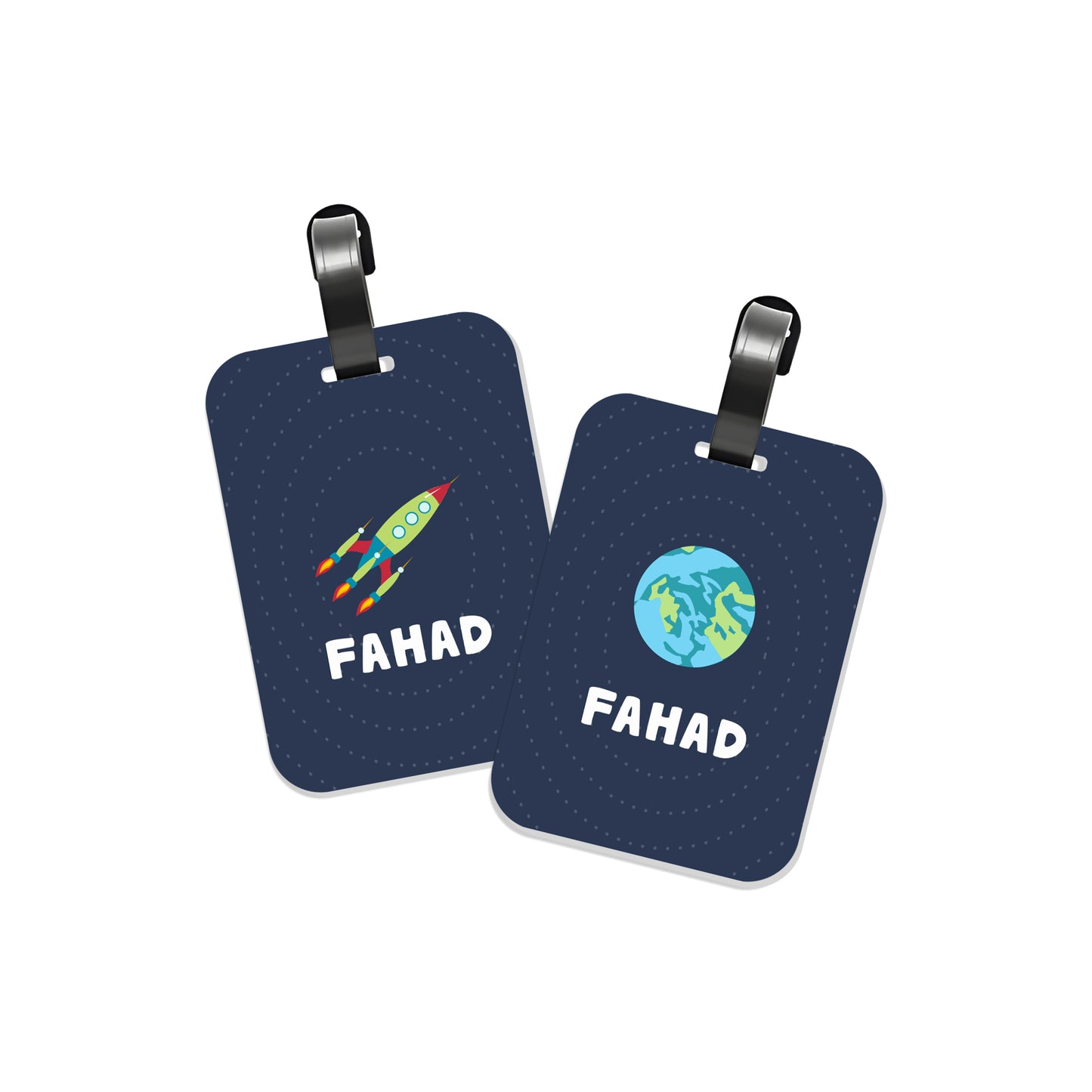 School Tags D107 - Space